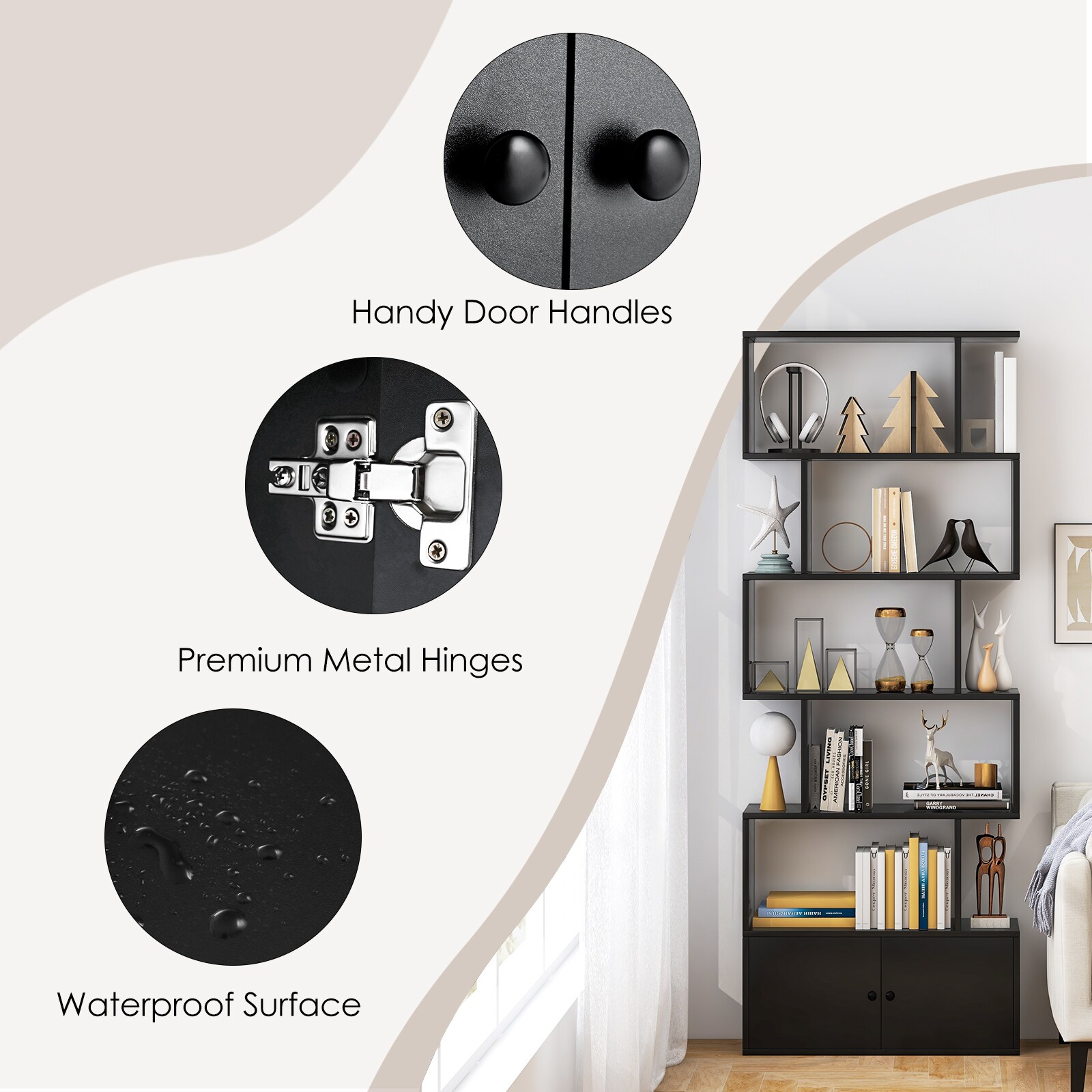 Slickblue D-CO-KD22401BC bookcases - View #9