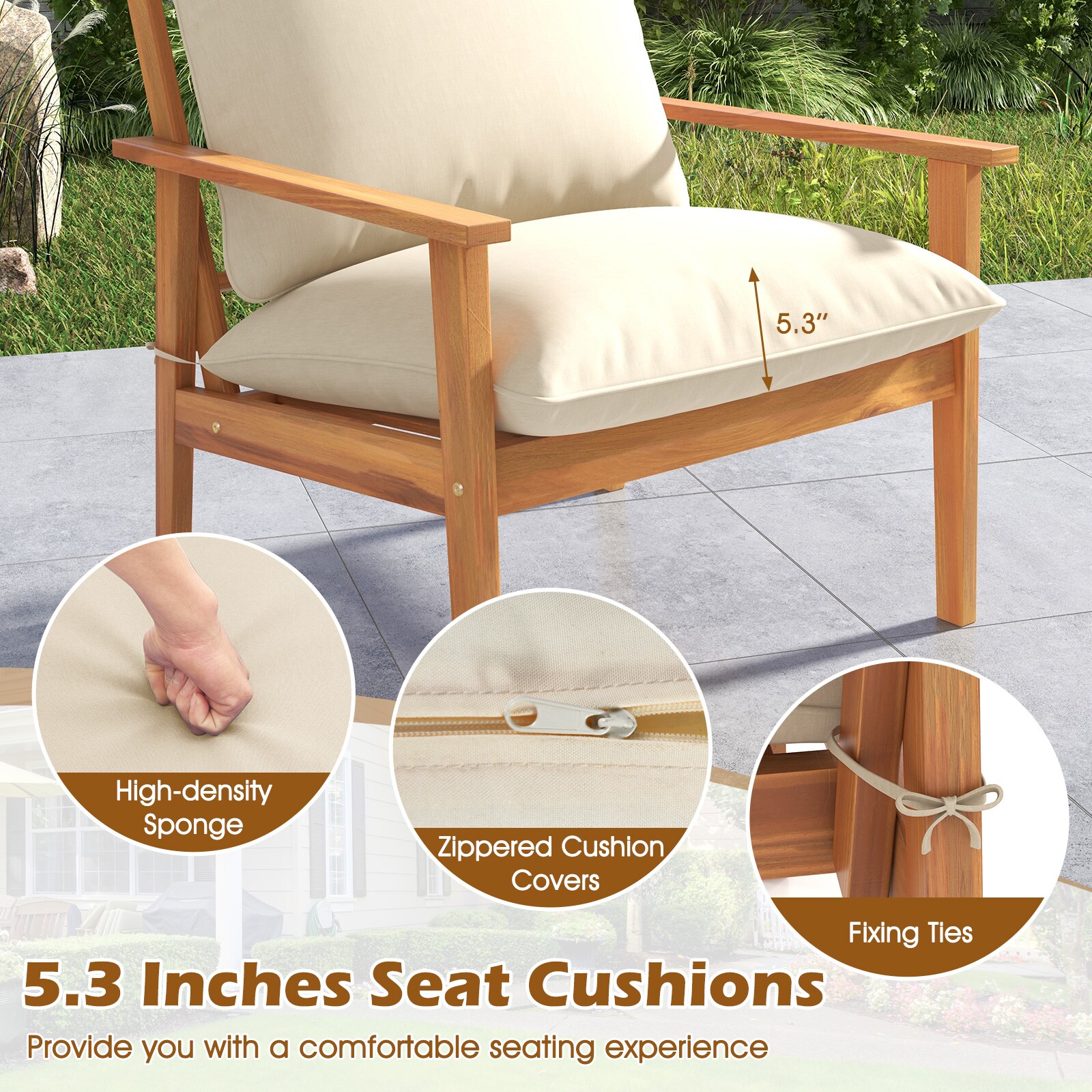 Ayelon 977WHLW4KHW72 Patio-Conversation-Sets - View #6
