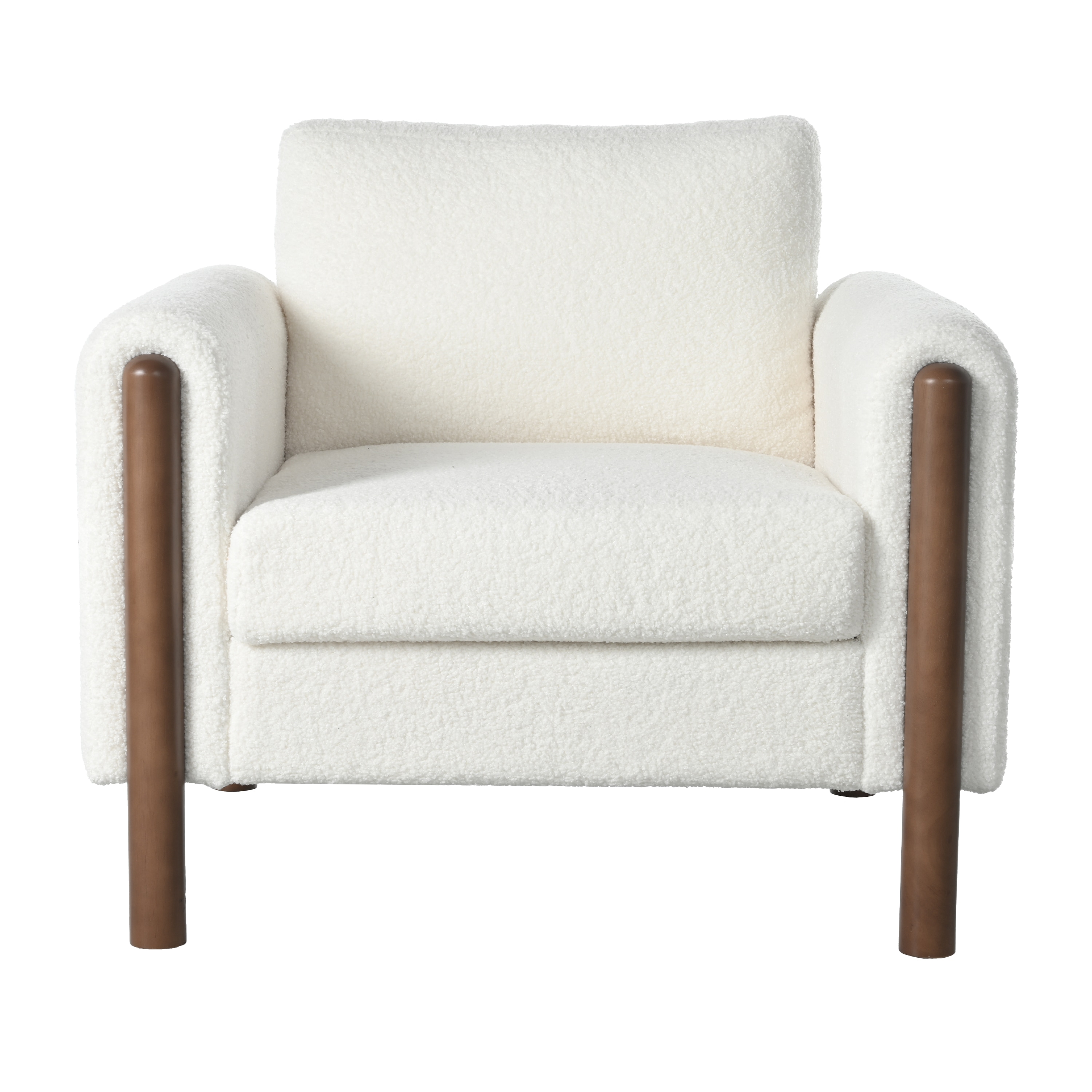 Best Selling Home Decor 320179 Modern White Club Chair
