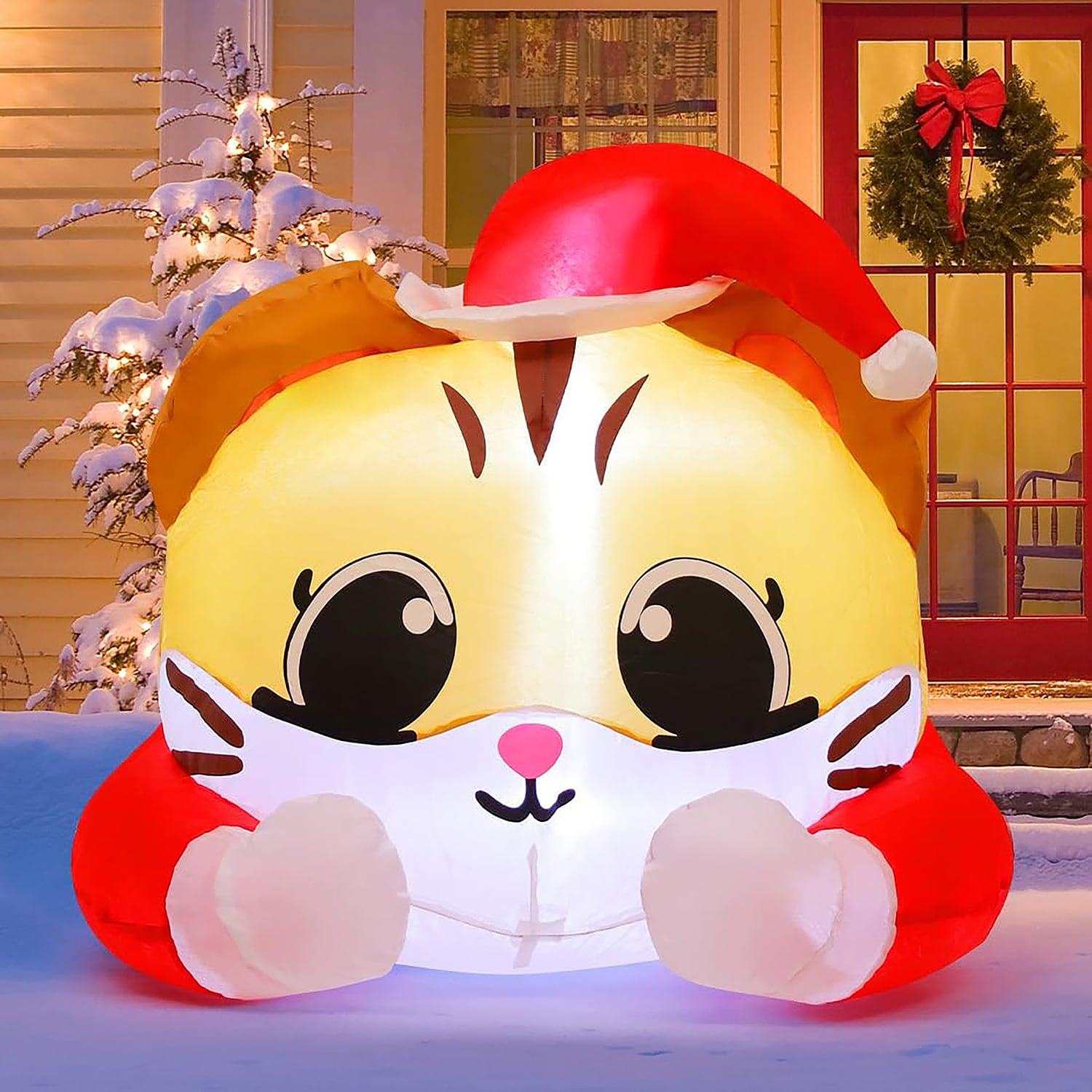 GOOSH DJ-SD-27390 2.3-Feet Lighted Christmas Inflatable