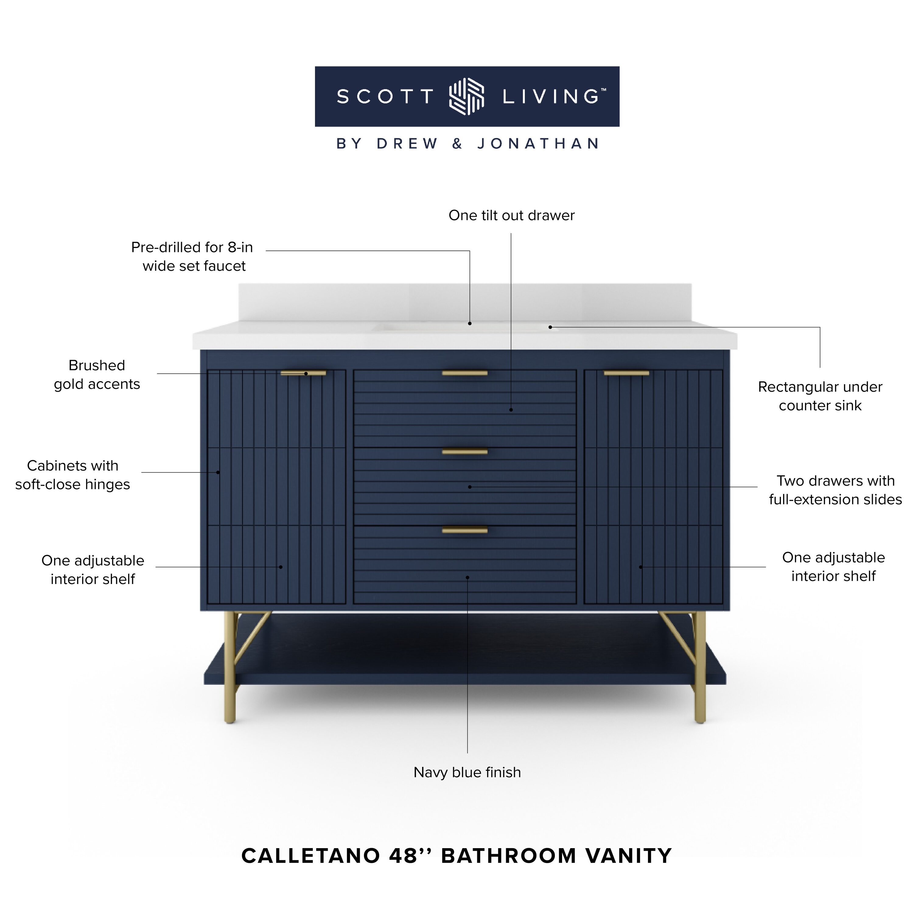 Scott Living SL48CTV Bath-Vanity-Combo - View #5