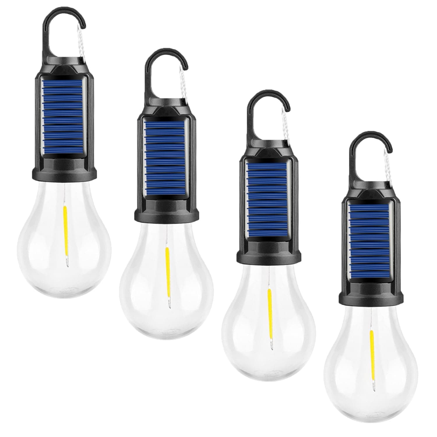 Lukvuzo Solar Tent Camping Light Portable LED Lantern with Clip Hook Three Lighting Modes for Camping Hiking Backpacking Emergency Indoor #LLU0605L113