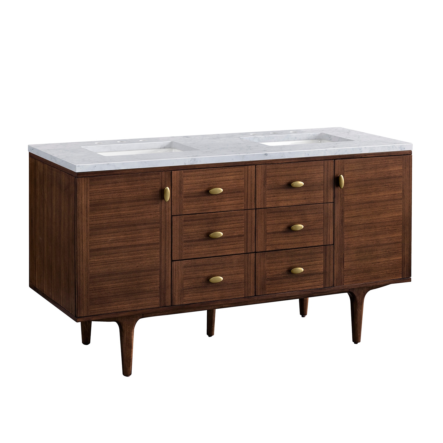James Martin Vanities 670-V60D-WLT-3CAR Bath-Vanity-Combo - View #11