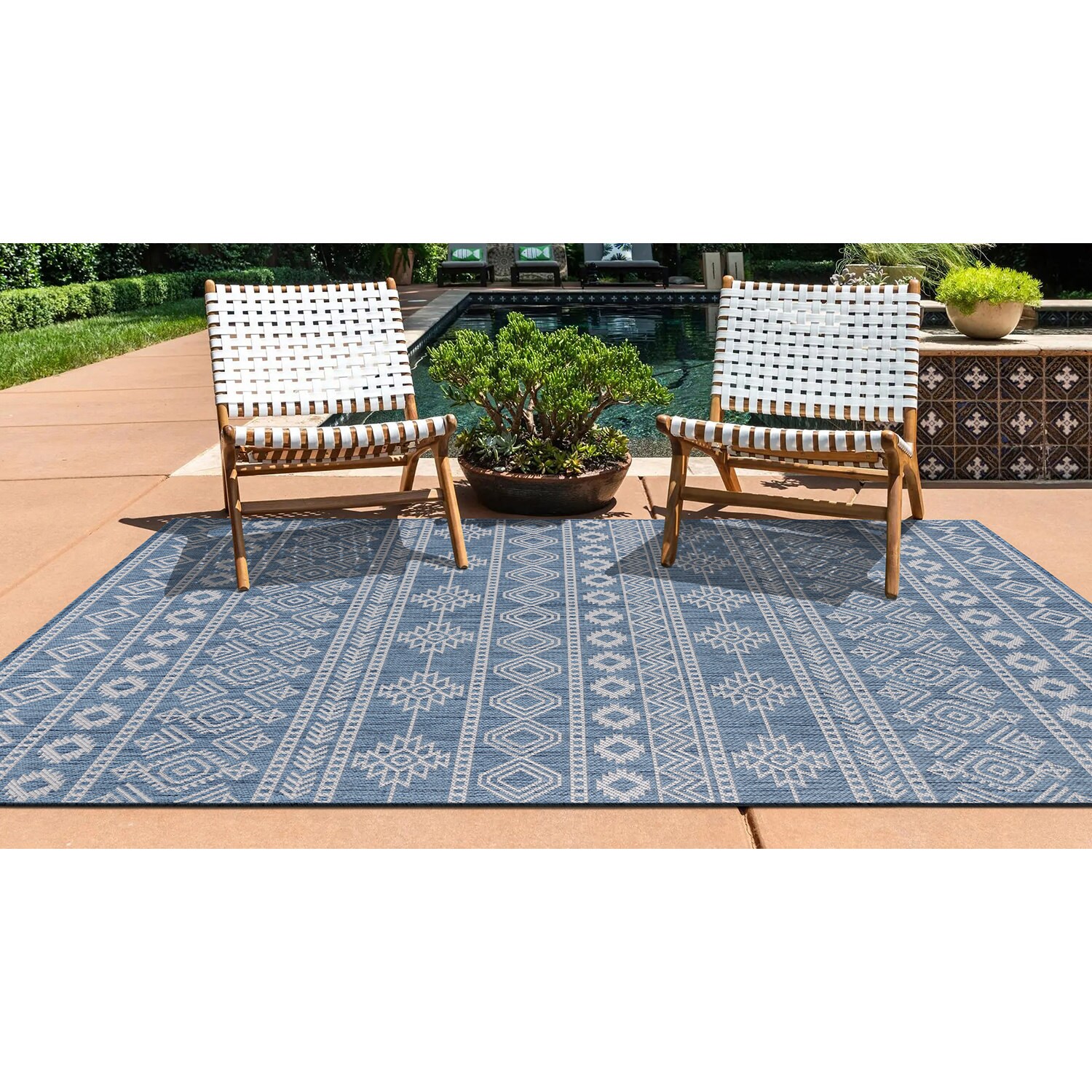 World Rug Gallery 123BLUE8X10 rugs - View #8
