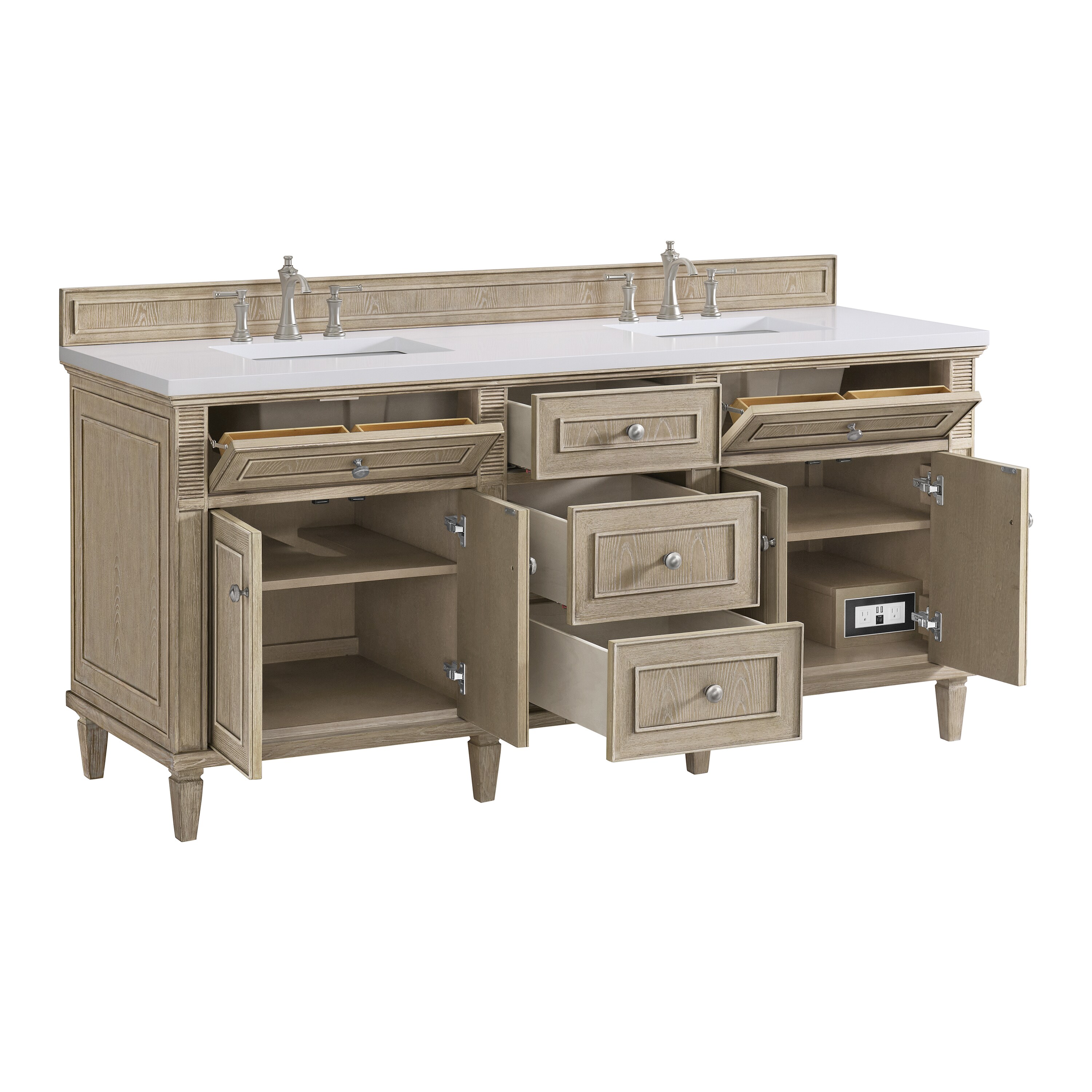 James Martin Vanities 424-V72-WWO-3WZ Bath-Vanity-Combo - View #8