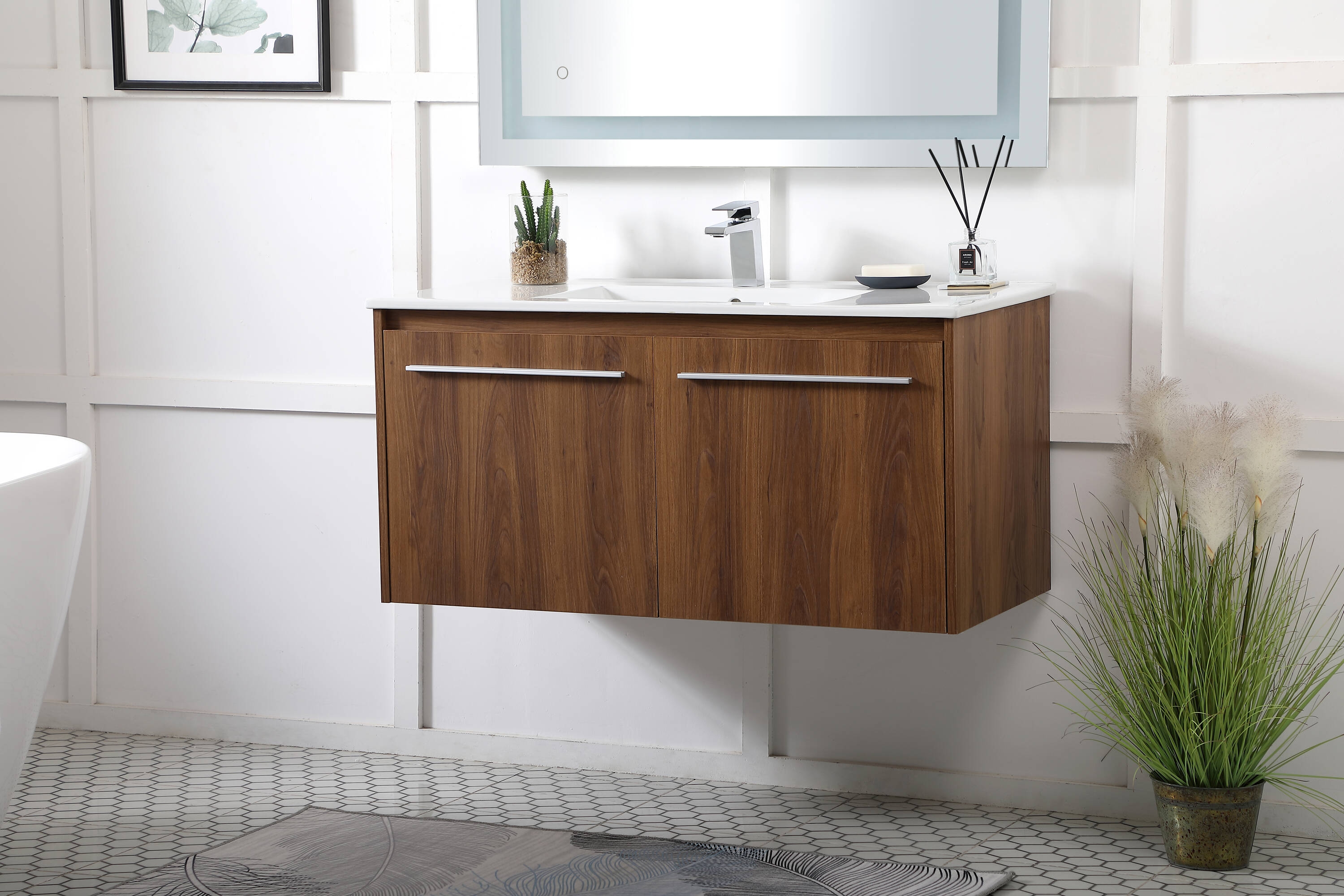 Elegant Decor FI135040WB Bath-Vanity-Combo - View #7