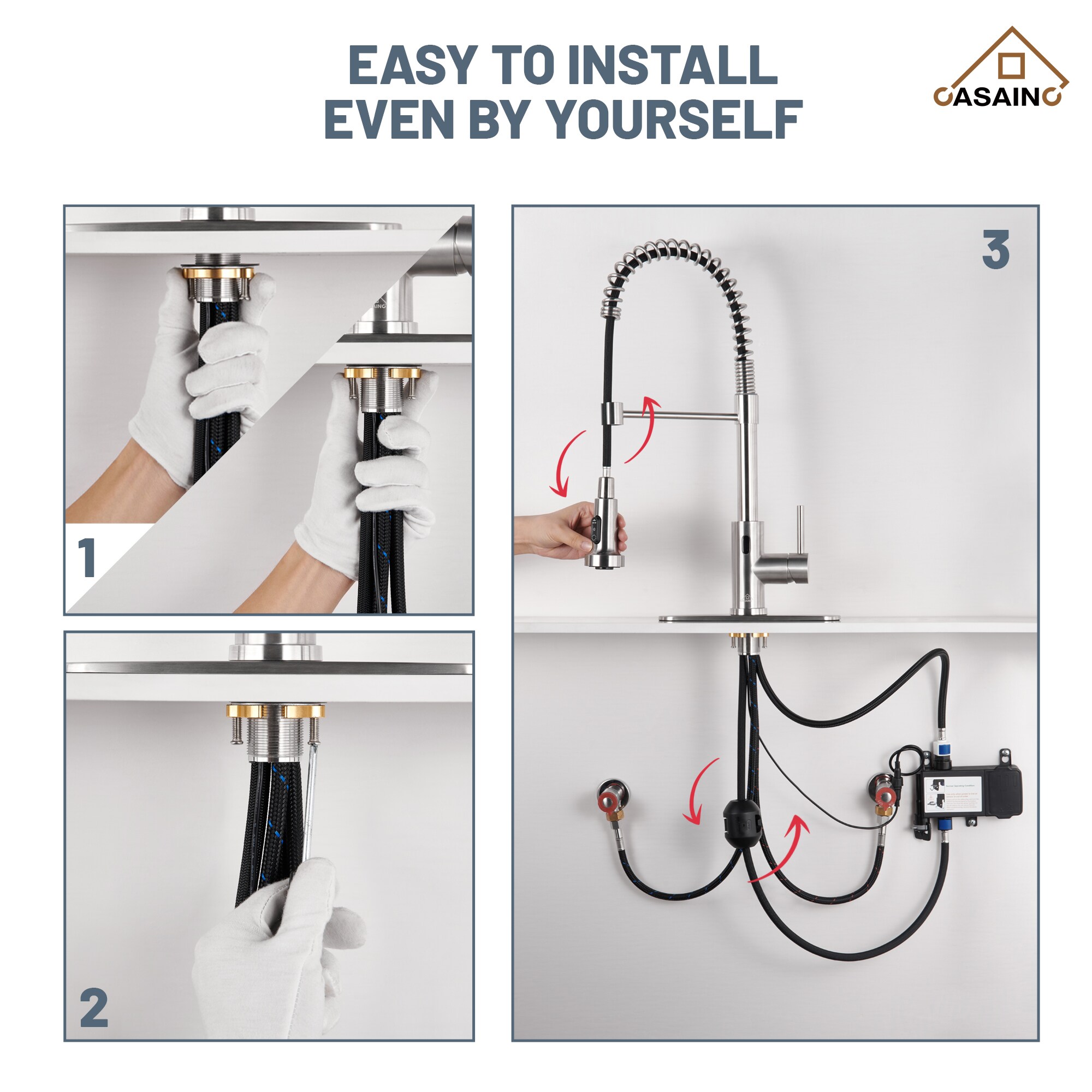 CASAINC WE-BF25MB Kitchen-Faucets - View #12