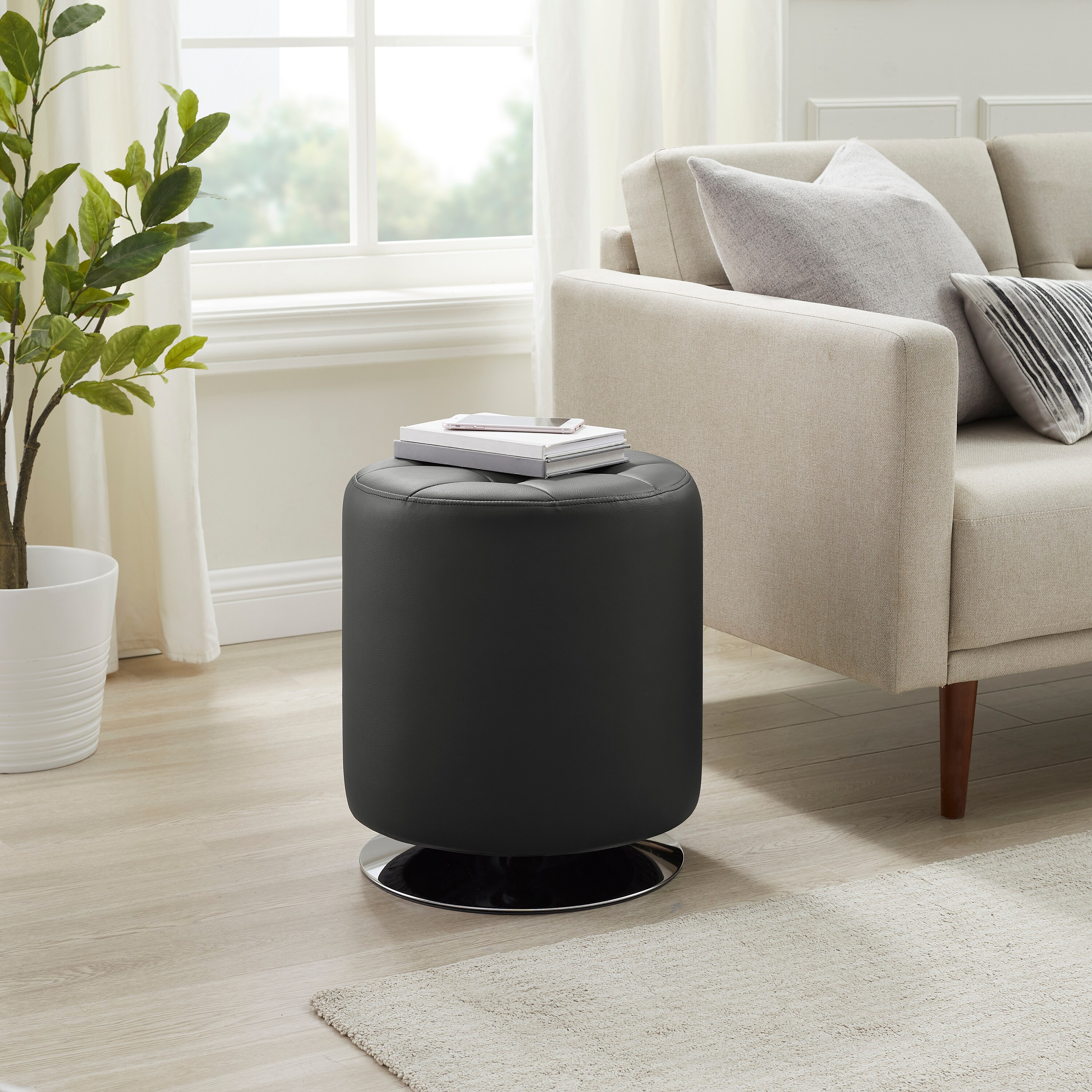 Linon LOWES2085 Indoor-Ottomans - View #5