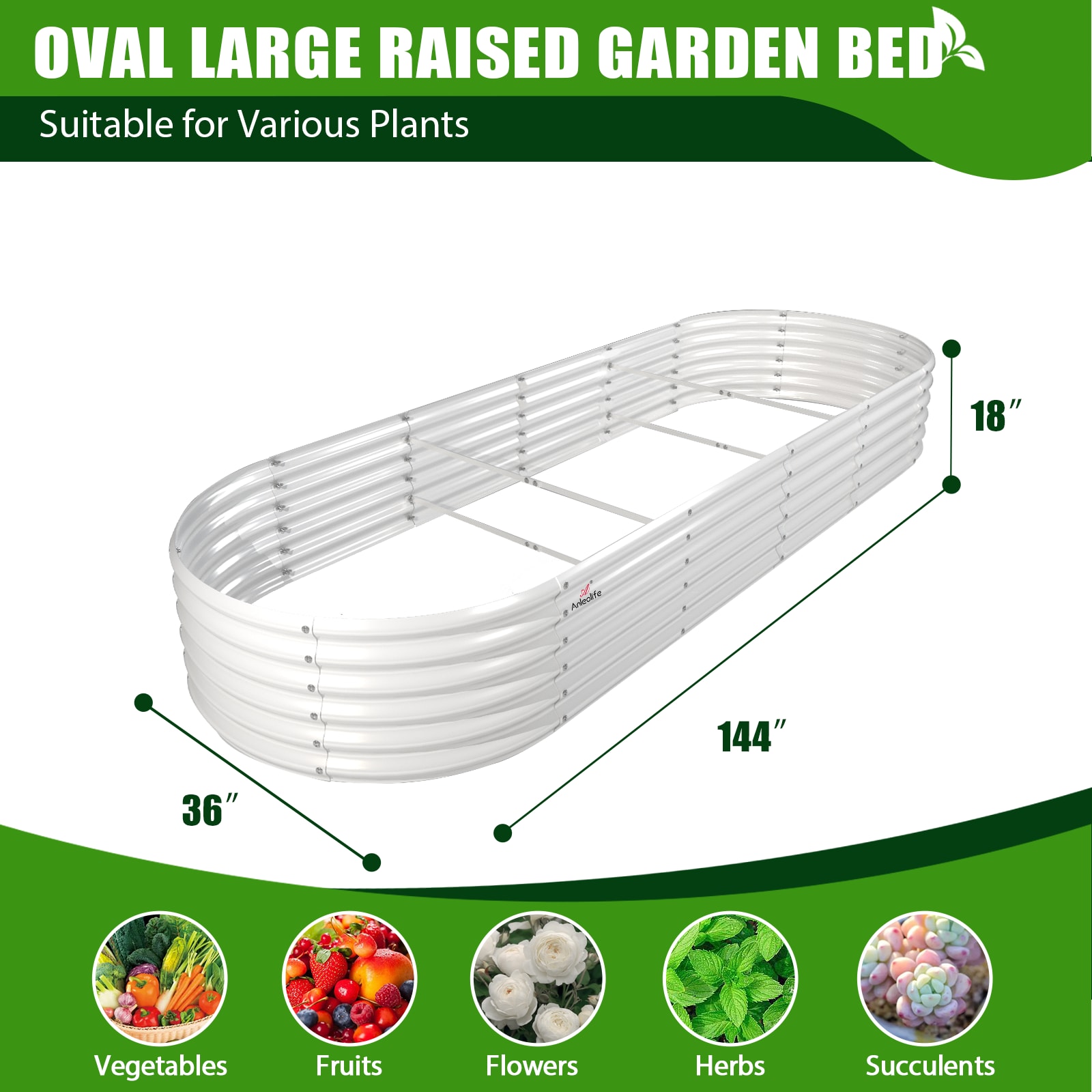 Zeus & Ruta 840GARBED-15 Raised-Garden-Beds - View #3