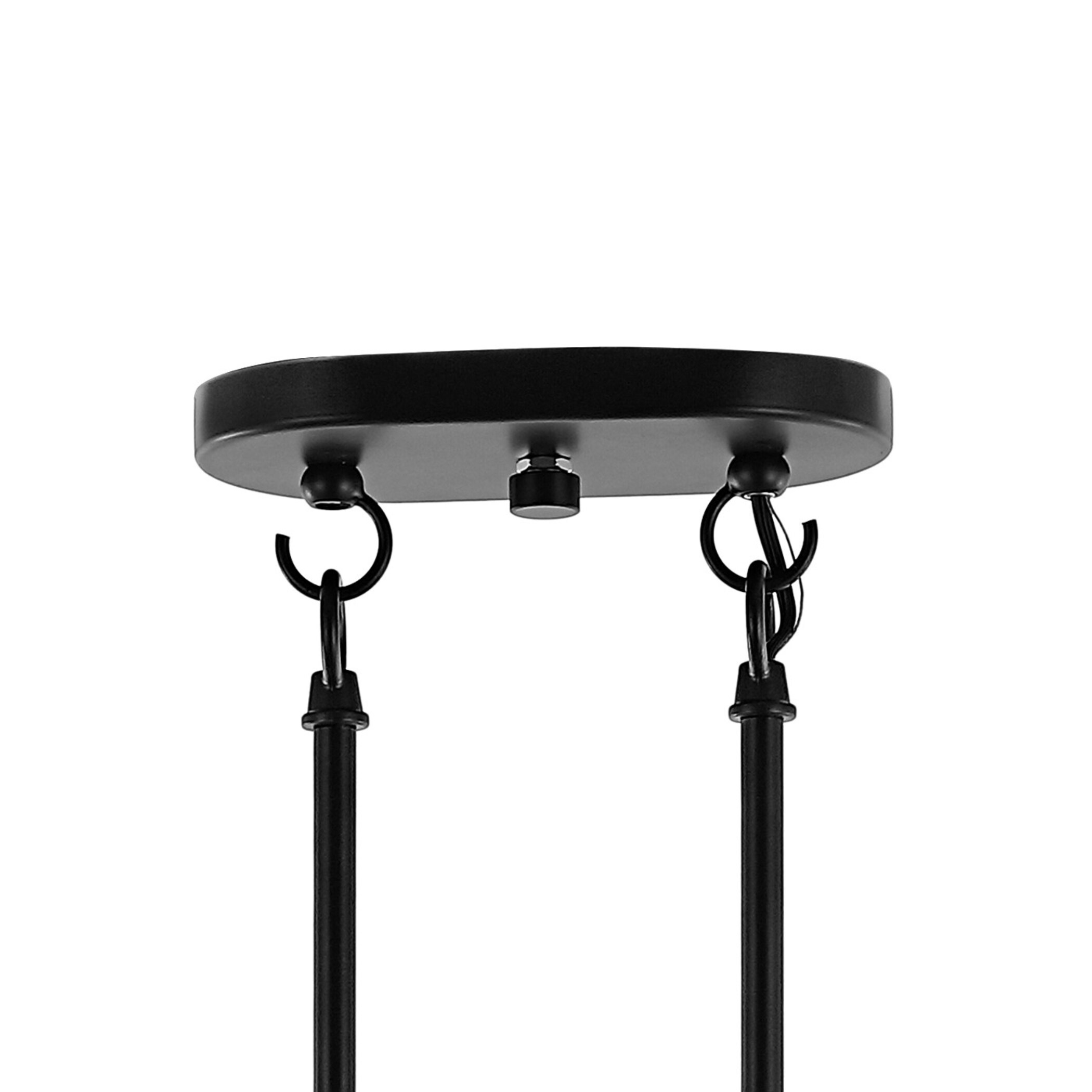 Caleb Industrial Rustic 33" Oil-Rubbed Bronze LED Linear Pendant
