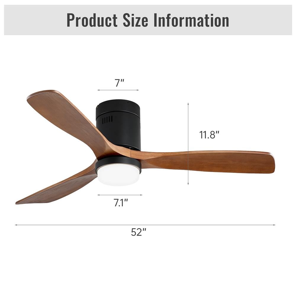 Sofucor LW-52144-BK-HTM Ceiling-Fans - View #6