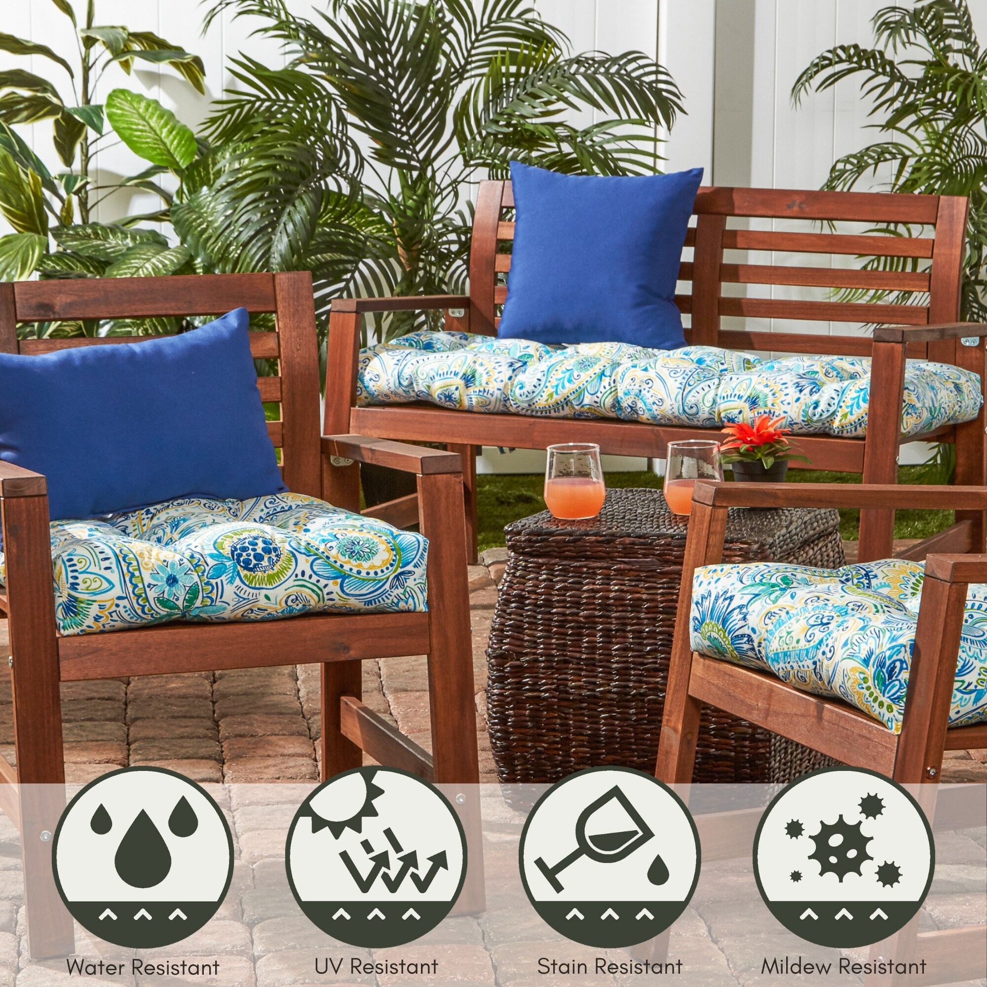 Greendale Home Fashions OC4803S2-MARINE Outdoor-Accent-Pillows - View #3