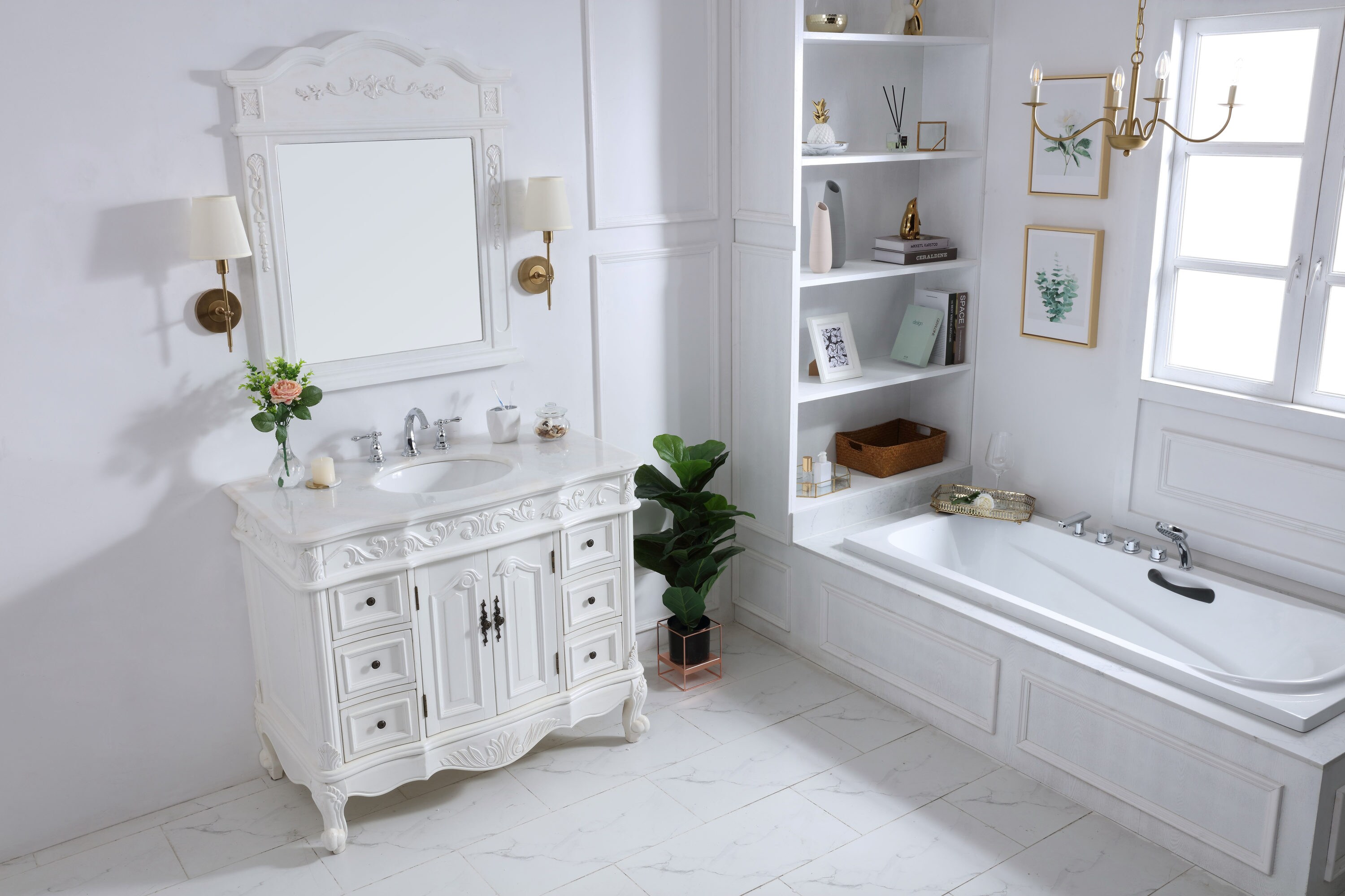 Elegant Decor HF116526AW Bath-Vanity-Combo - View #11