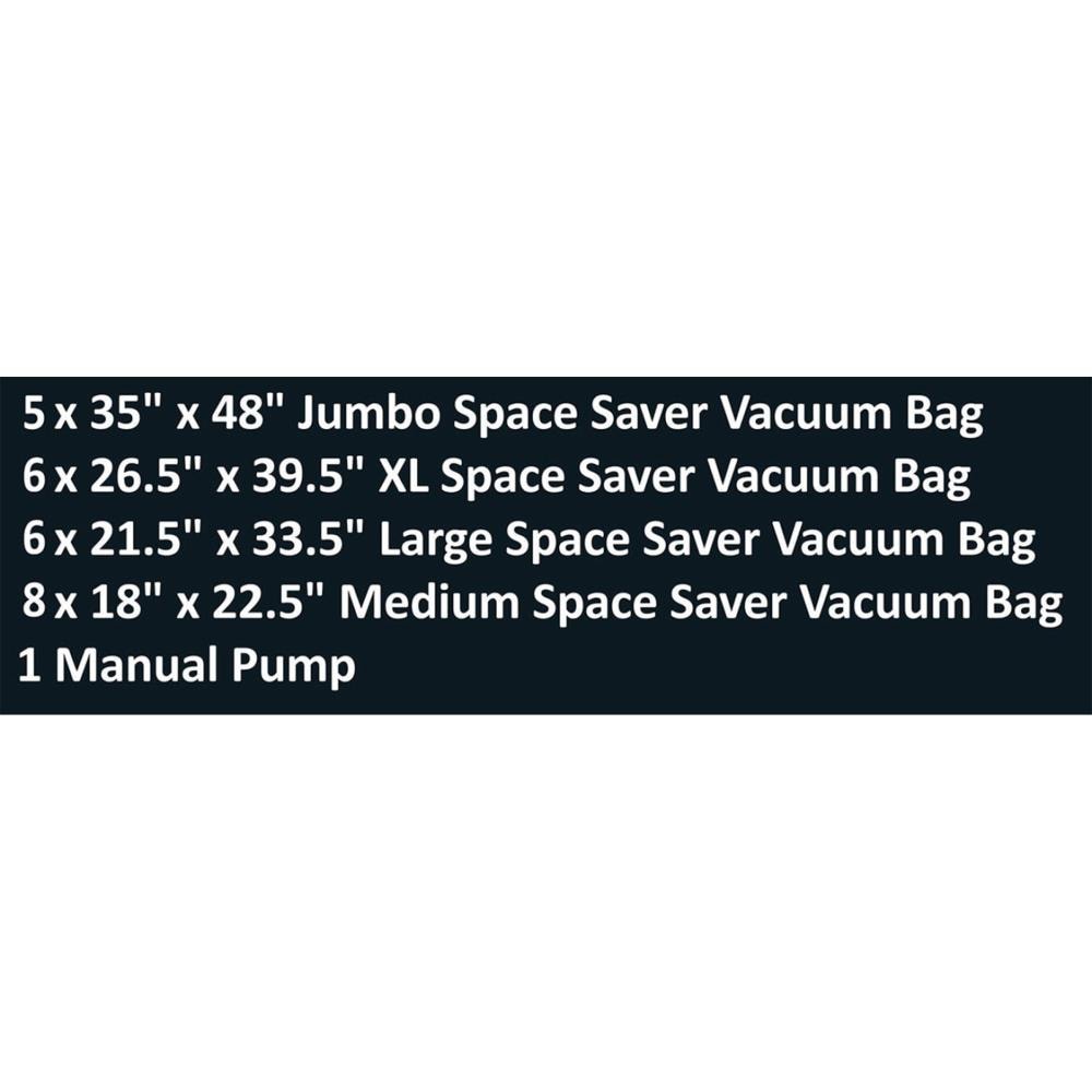 Hastings Home 15-Count 1 Vacuum Seal Storage Bags in the Plastic Storage  Bags department at