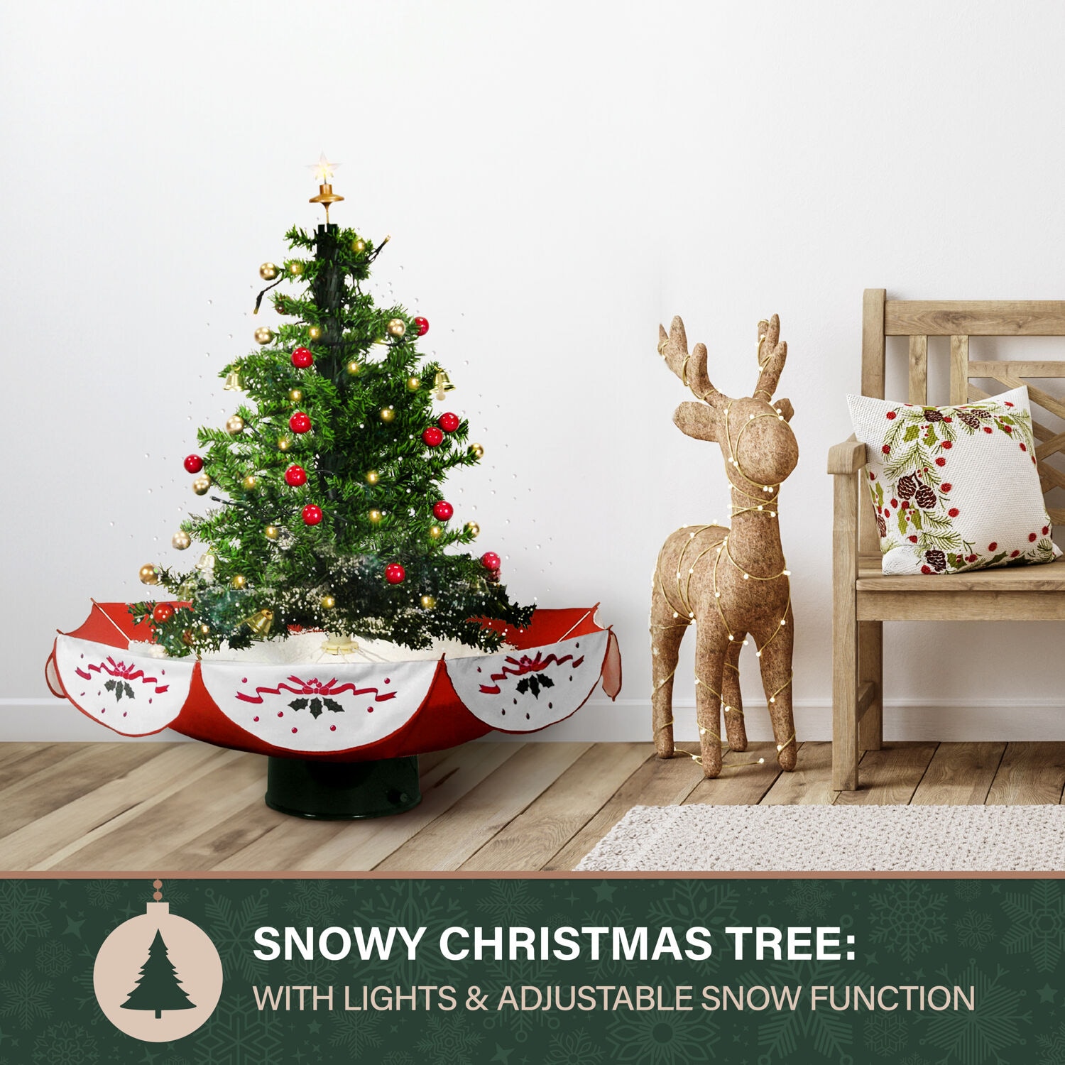 Fraser Hill Farm FSTR029A-RD Artificial-Christmas-Trees - View #3