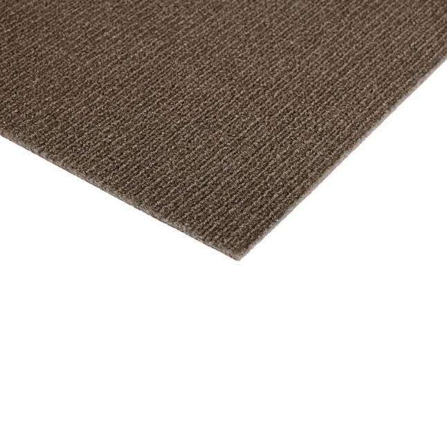 Vanguard 15-Pack 24-in Espresso Pattern Peel-and-Stick Carpet Tile Vanguard 15-Pack 24-in Espresso Pattern Peel-and-Stick Carpet Tile