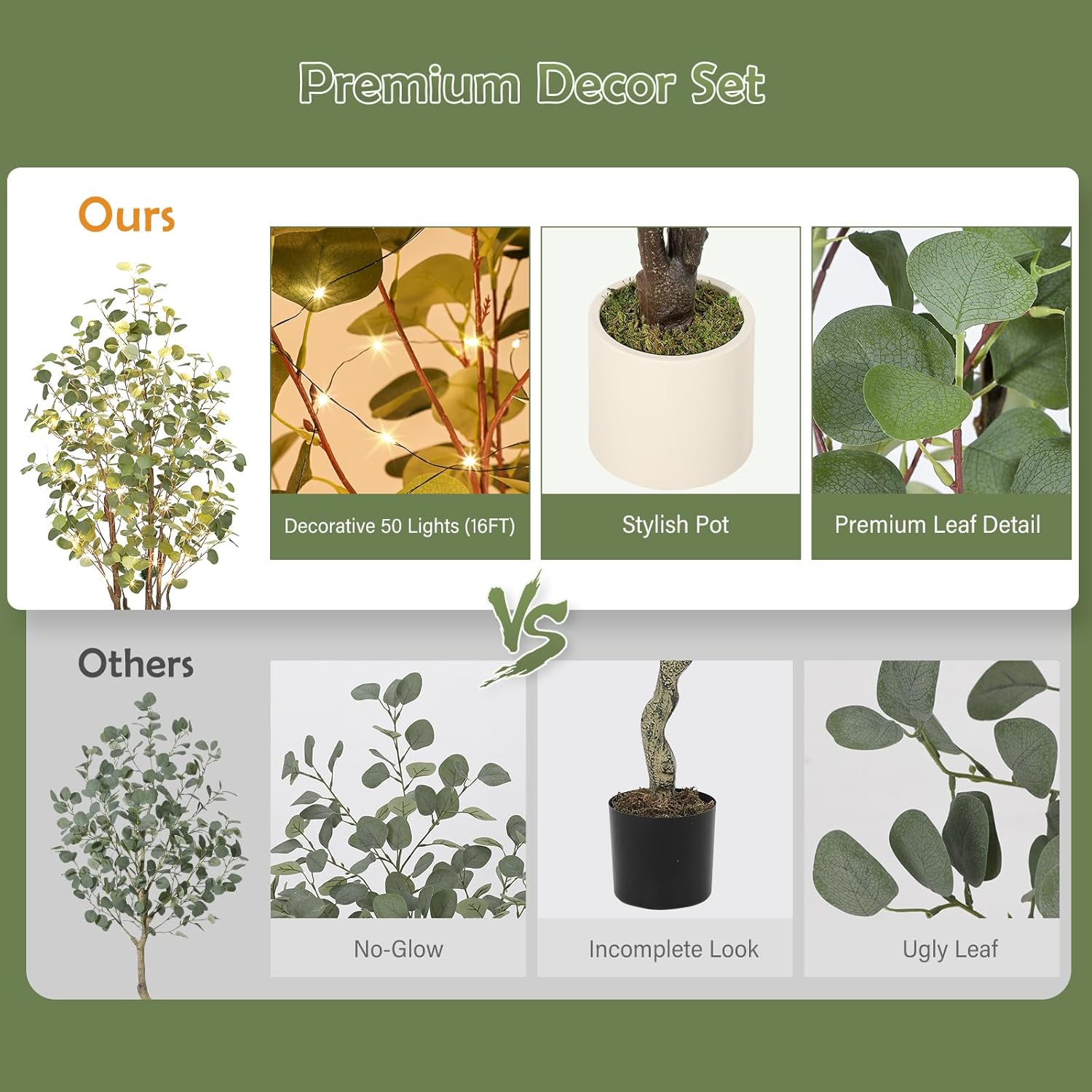 Qeetex LHF-GN-QWP89047 Artificial-Plants-Trees - View #2