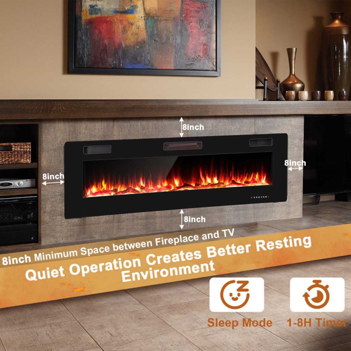 Clihome CL--10167 Electric-Fireplaces - View #6