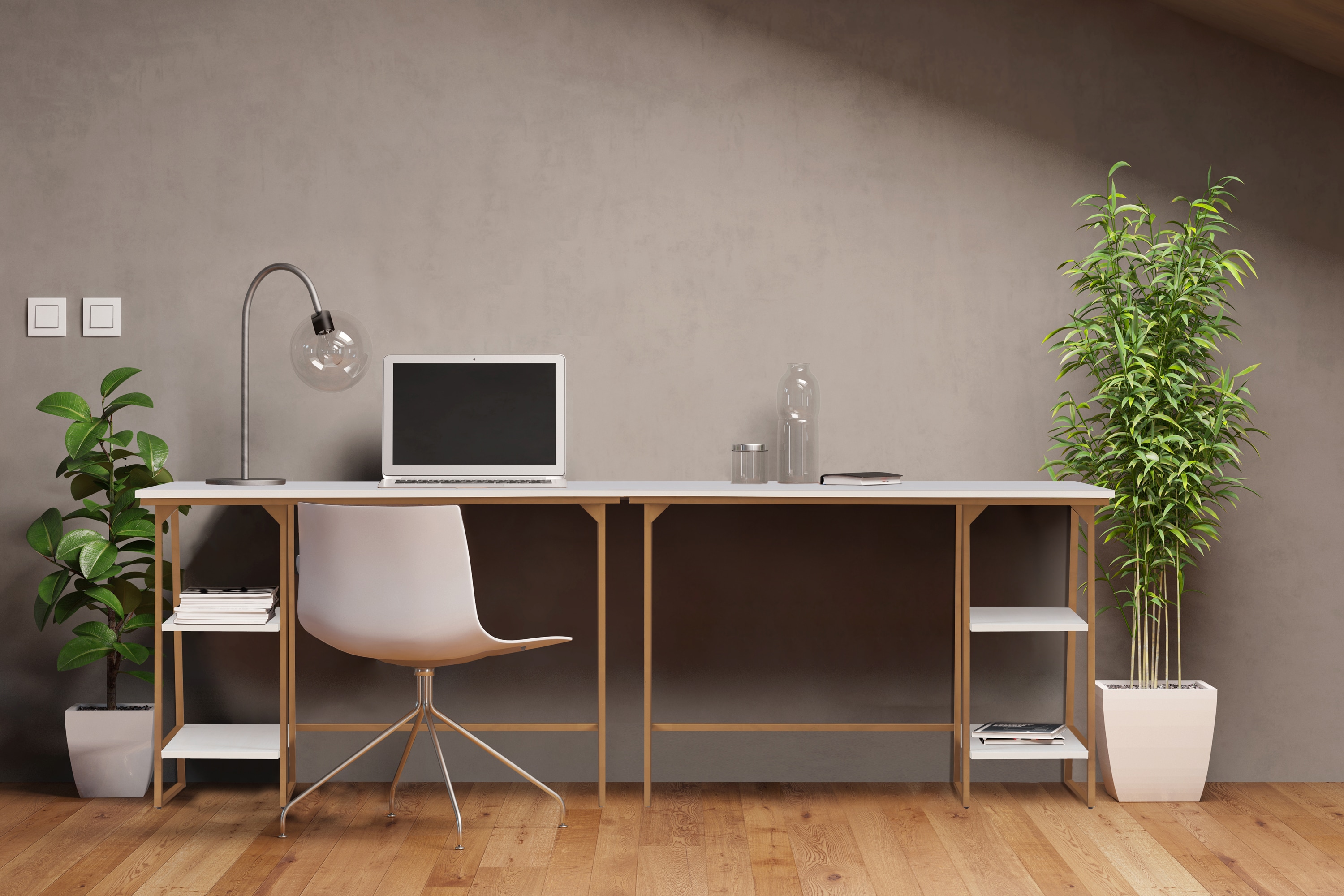 Leick Home 70003-WTGD desks - View #12