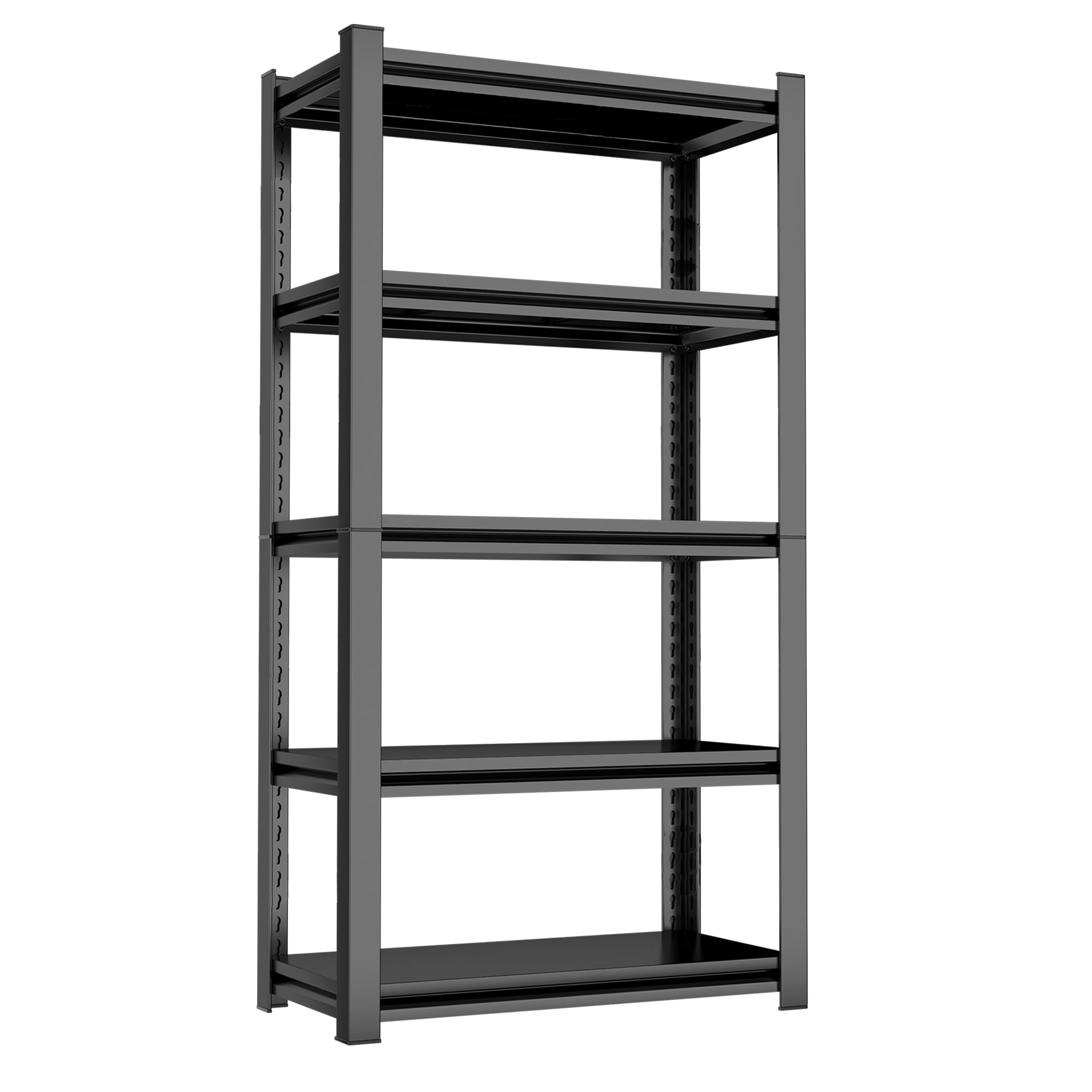 Cuschoice 23.6-in W x 11.8-in D x 63-in H Heavy Duty 5 Tier Metal Shelving Unit Adjustable Storage Rack 2000LBS Capacity