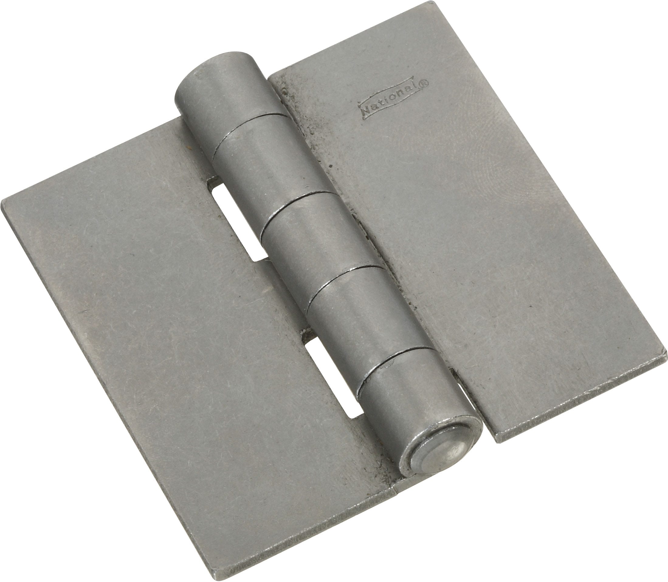 National Hardware N273-896 2-1/2-in H Square Plain Steel Surface mount Interior/Exterior Door Hinge