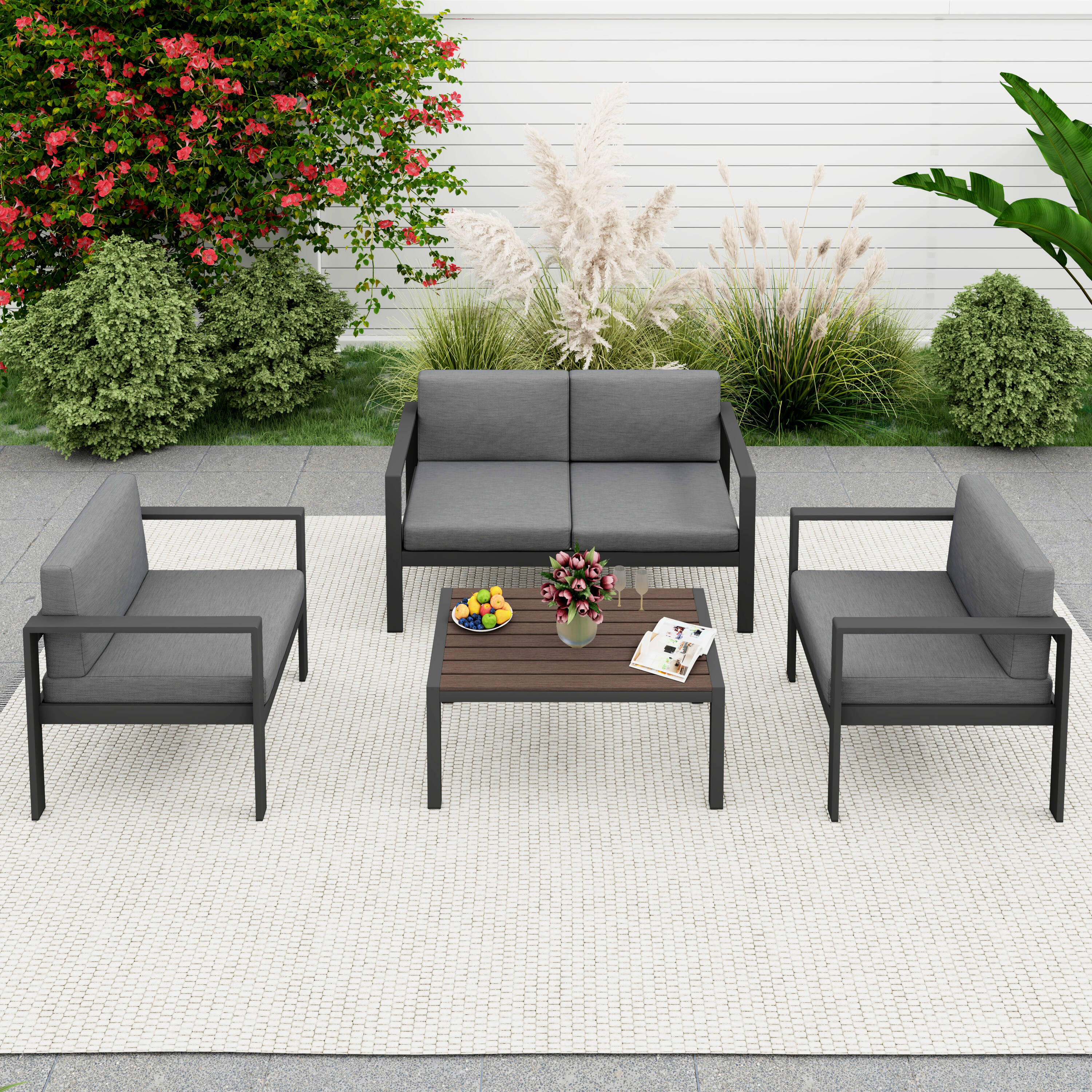 AHIOU HOME ZAAHG-8S00017SF Patio-Conversation-Sets - View #4
