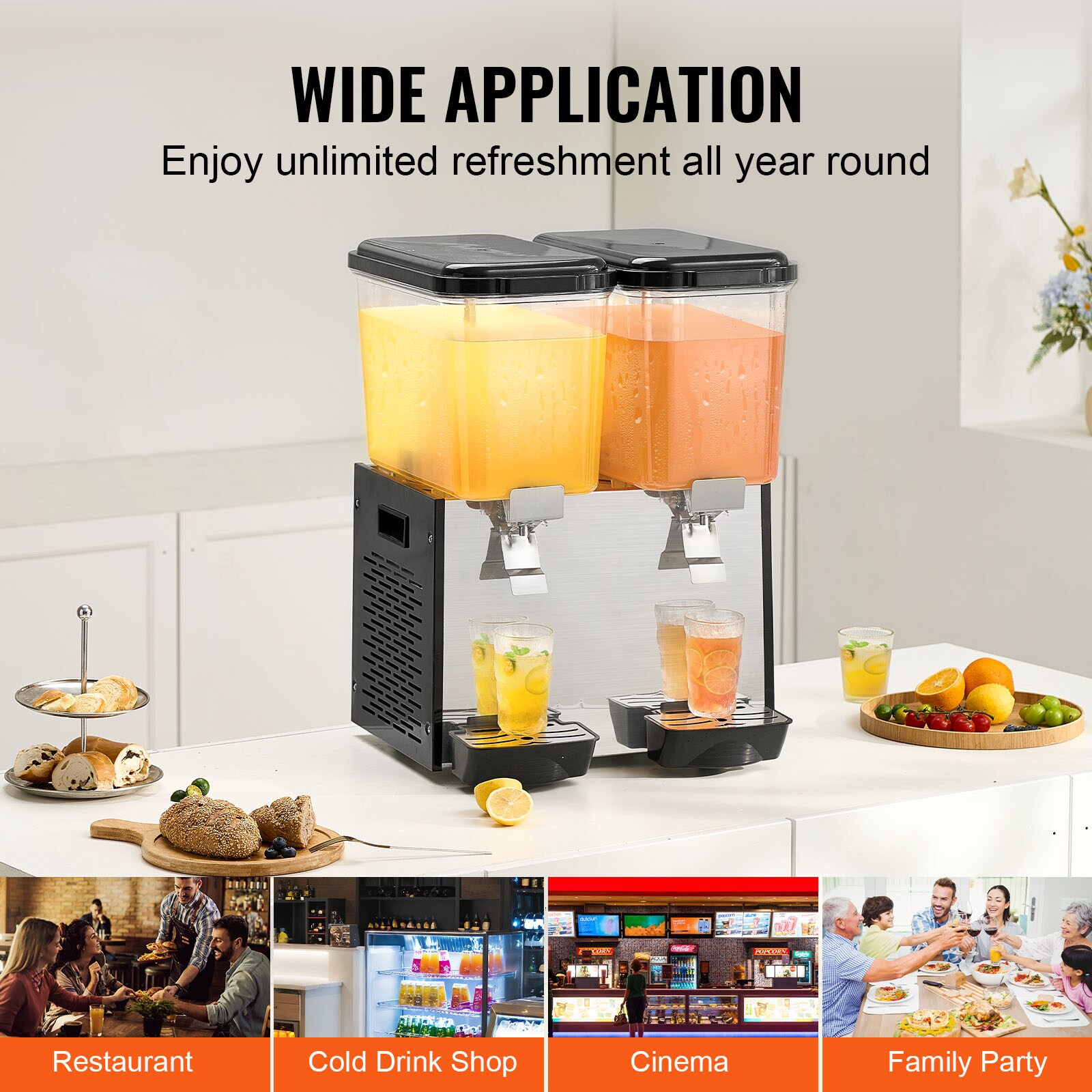 VEVOR YLJHSLYJ18LX2SG01V1 Bev-Dispensers - View #7