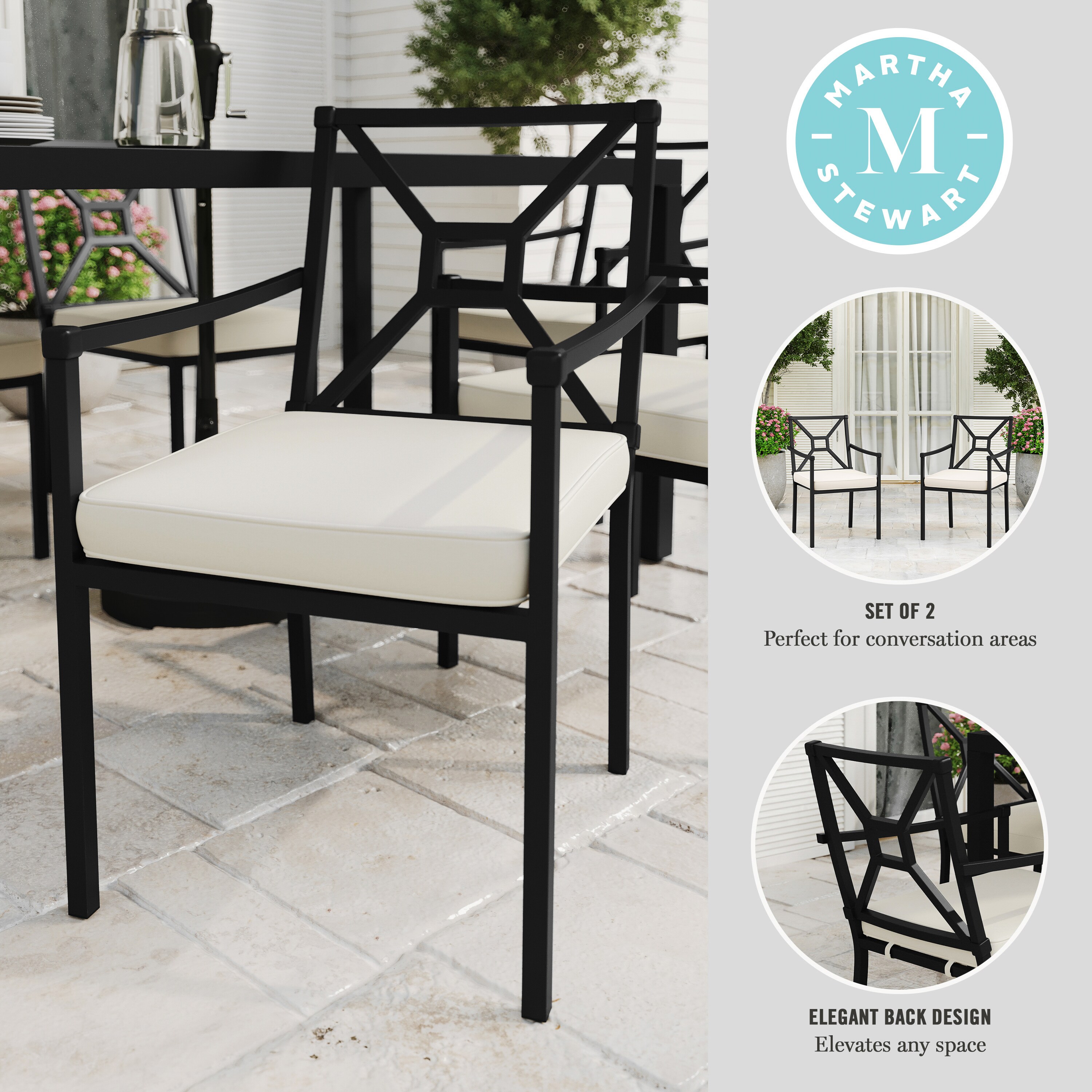 Martha Stewart 196861190780 Patio-Chairs - View #3