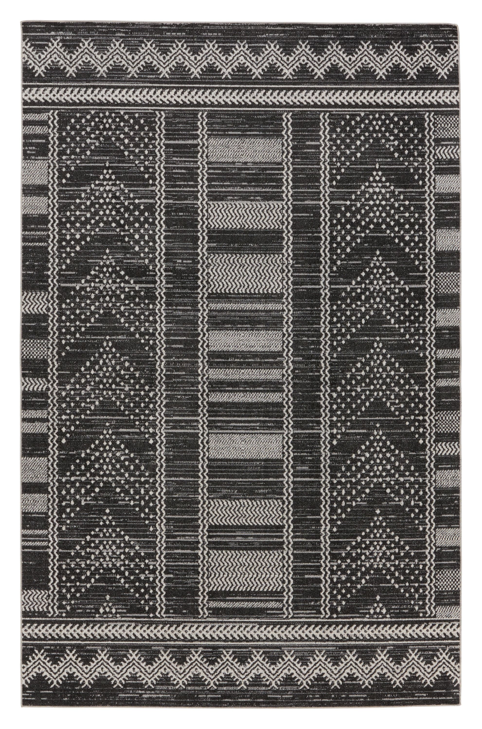 Handmade Easy-Care Gray Wool Blend 5' x 7' Tufted Area Rug