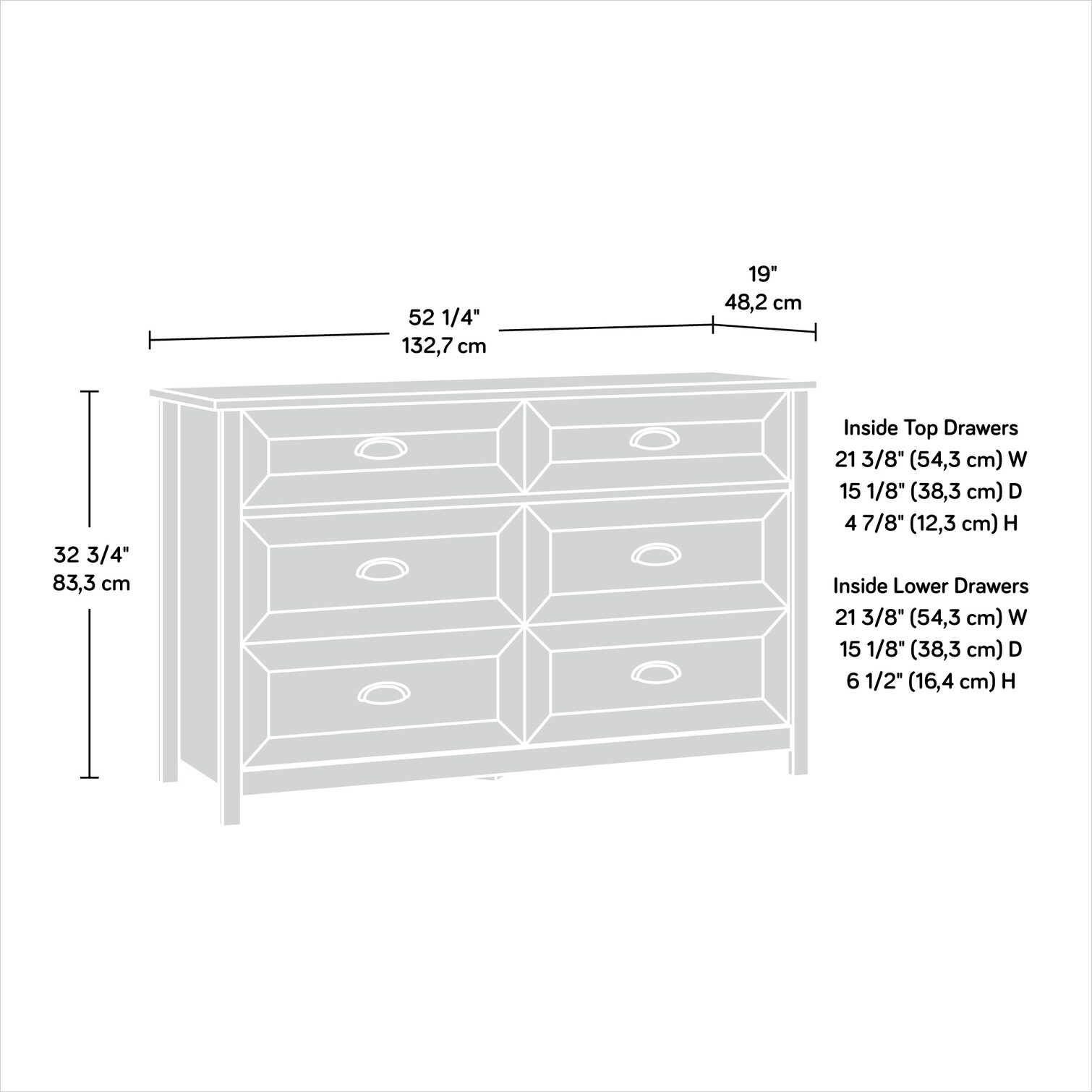 SUNCREAT 96H4K5777ZRA dressers - View #4