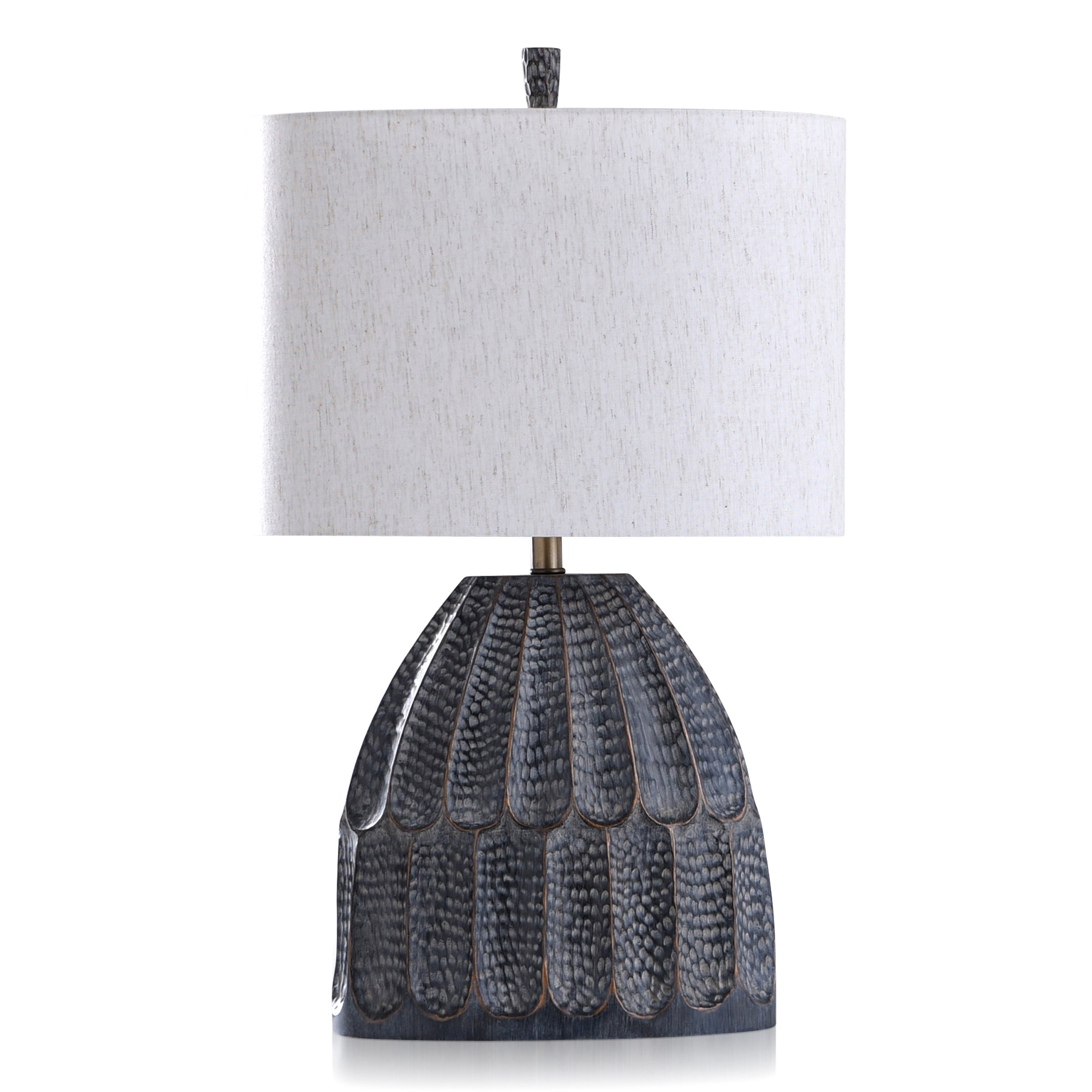 StyleCraft Home Collection L330507DS MALTA Distressed Sage Base With Cream Colored Shade 3-way Table Lamp with Linen Shade
