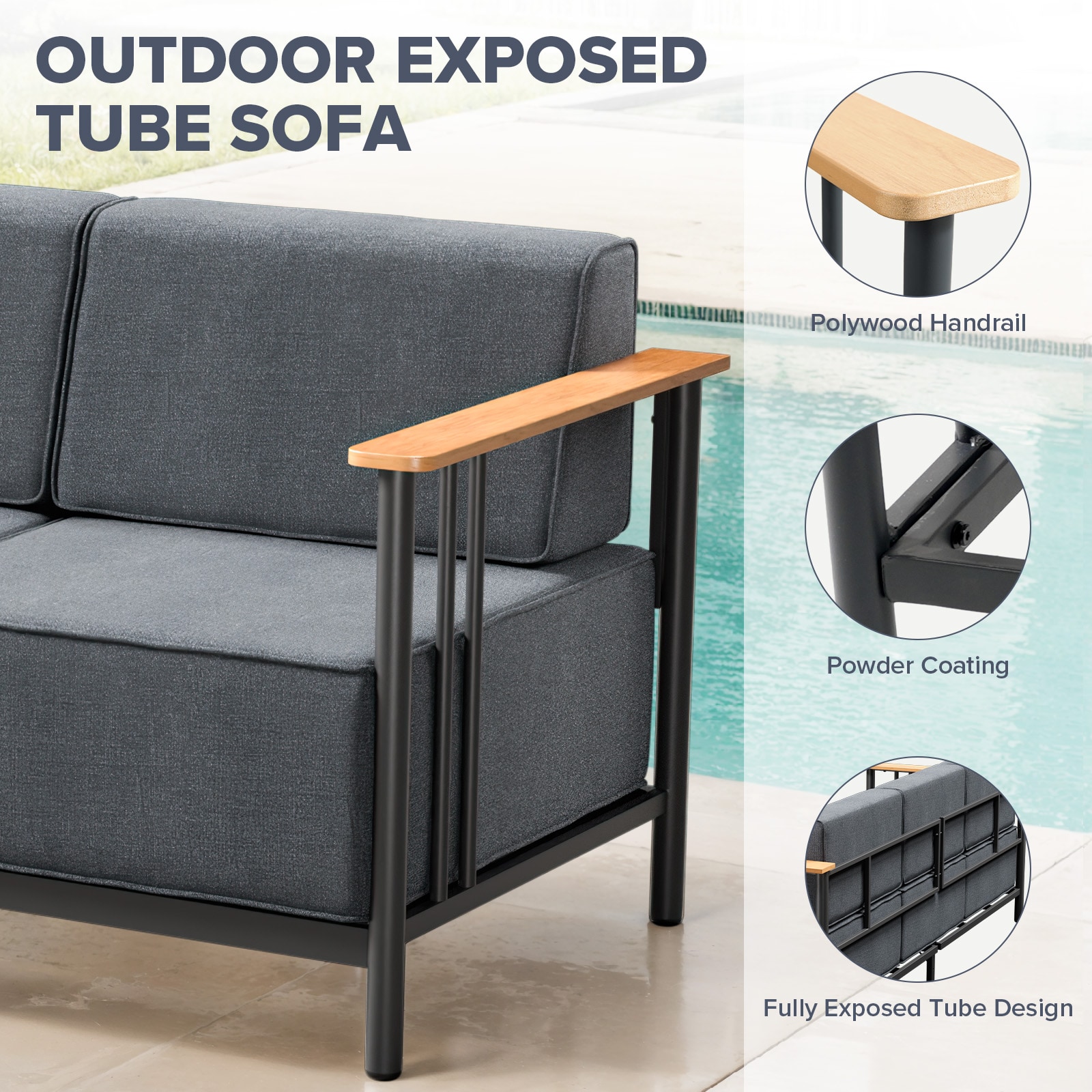 Pocassy PJACBL135020 Patio-Conversation-Sets - View #5