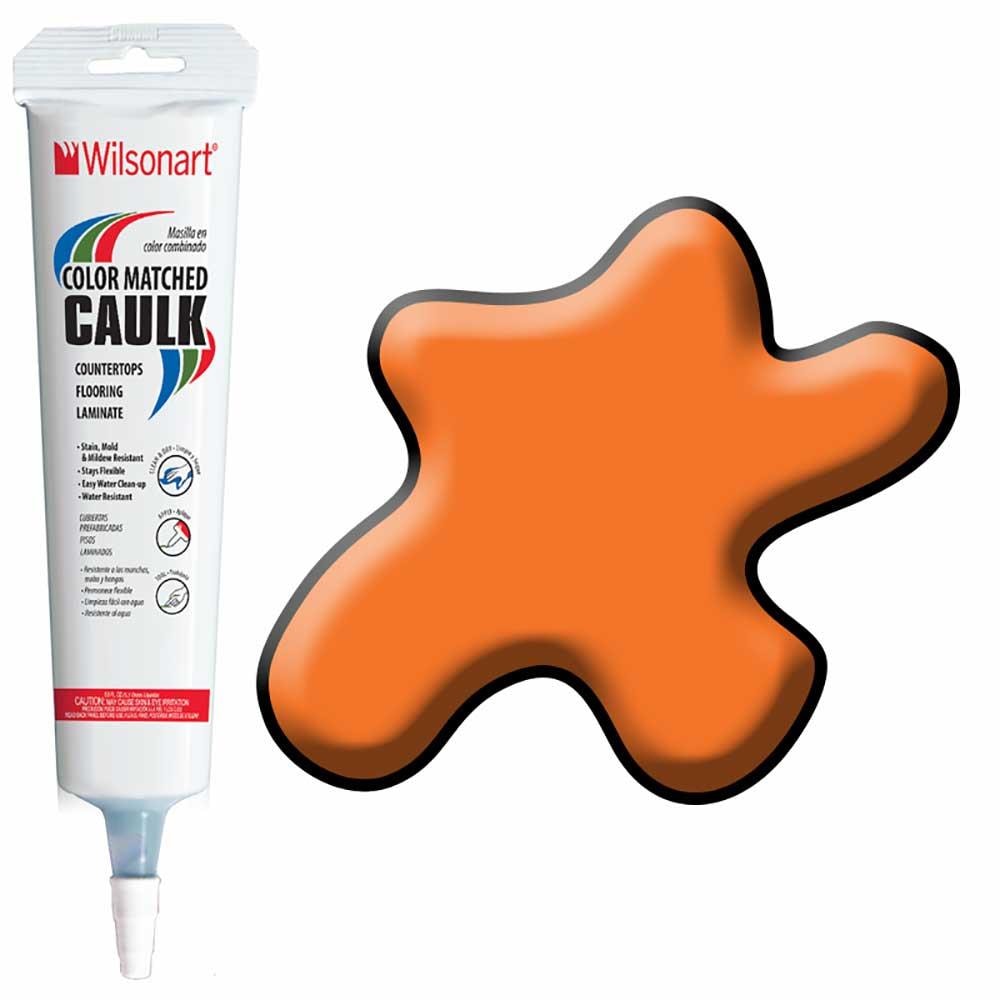 Wilsonart WA-4915-5OZCAULK Tile grout Tangerine Paintable Silicone Caulk