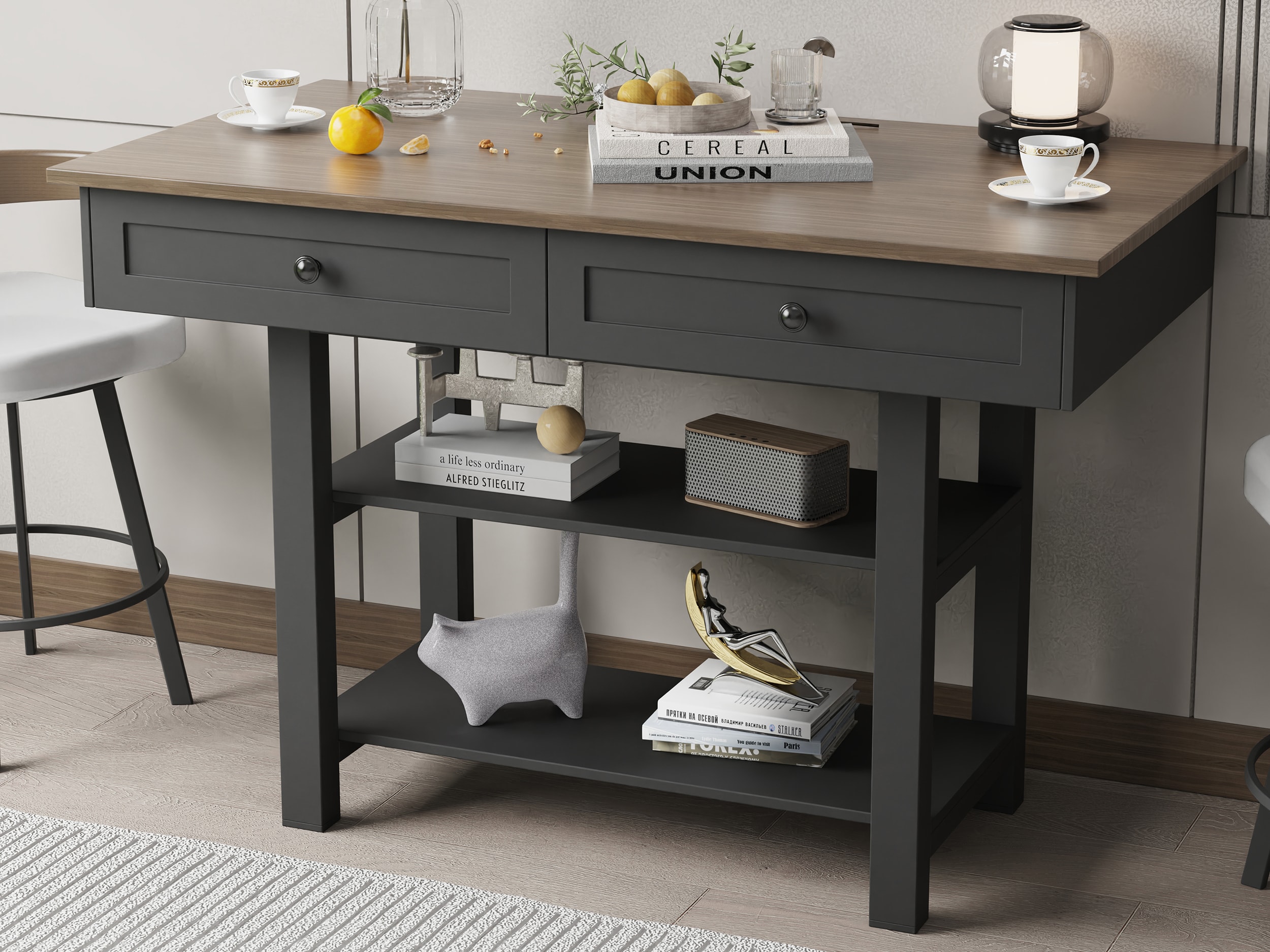 Oaks Decor SS-BDF5204-B Console-Sofa-Tables - View #4