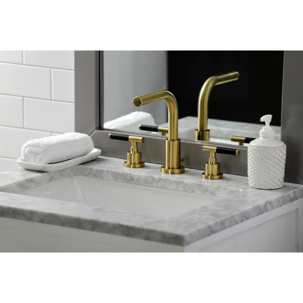 Kingston Brass 5-Piece Concord Brushed Brass Decorative Bathroom