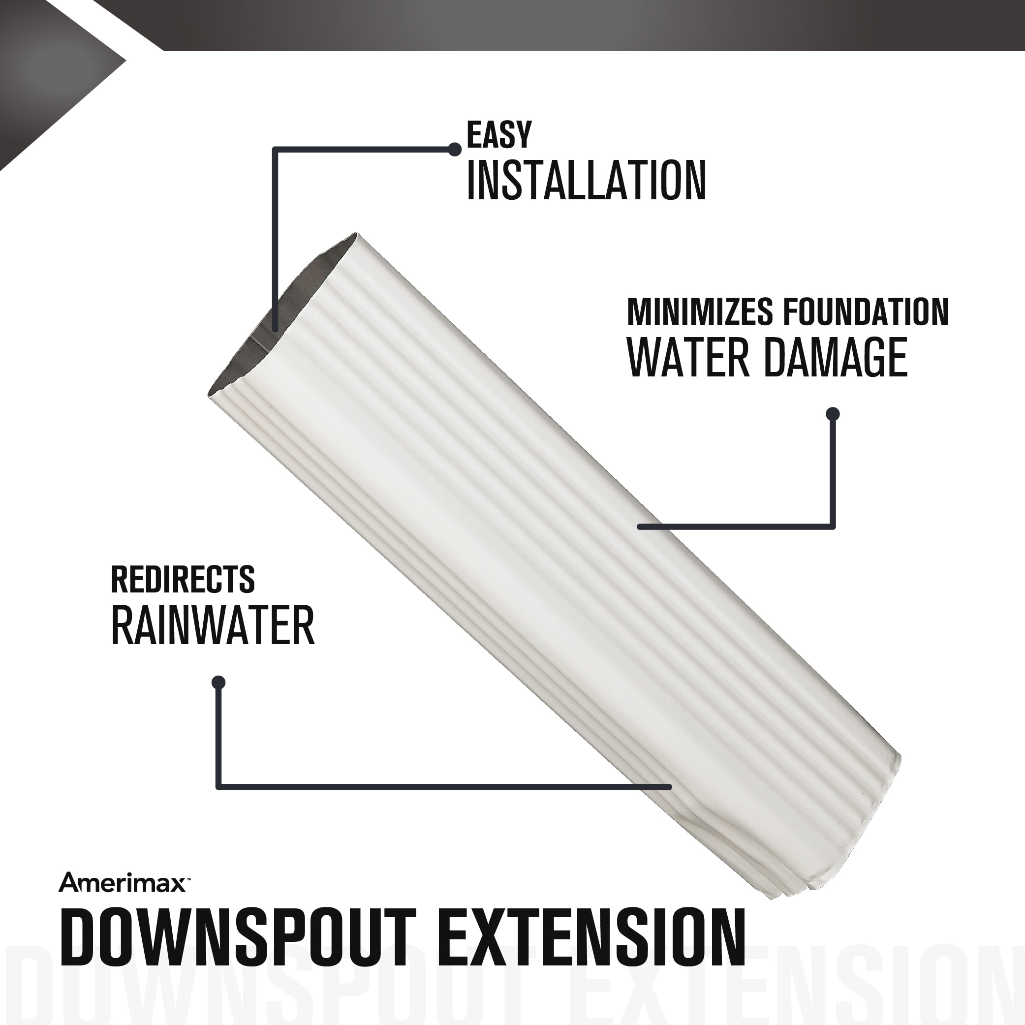Amerimax 47075HP Downspout-Components - View #2