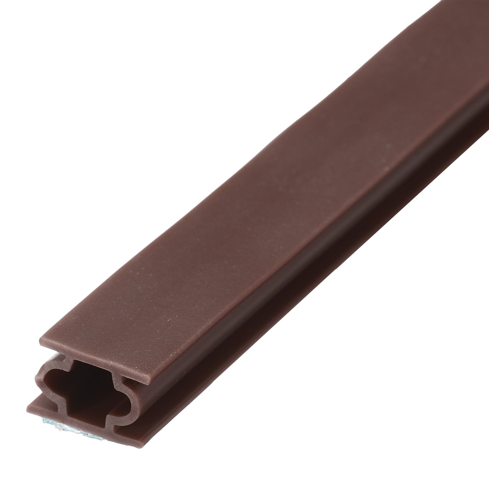 Harfington Rubber Weather Stripping Door Seal Strips 33 Feet D-Shaped Draught Excluder for Door Window Frame Self Adhesive Waterproof Weather Sealing Strip for 0.24 Inch to 0.30 Inch Gap Brown