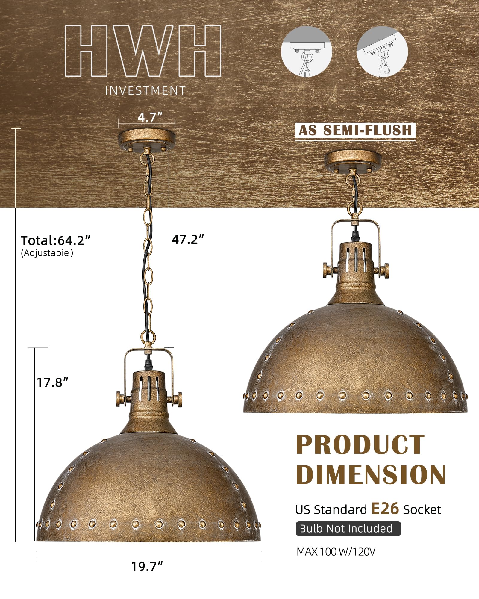 LTMATE LS5HZG103LH RG Pendant-Lights - View #2