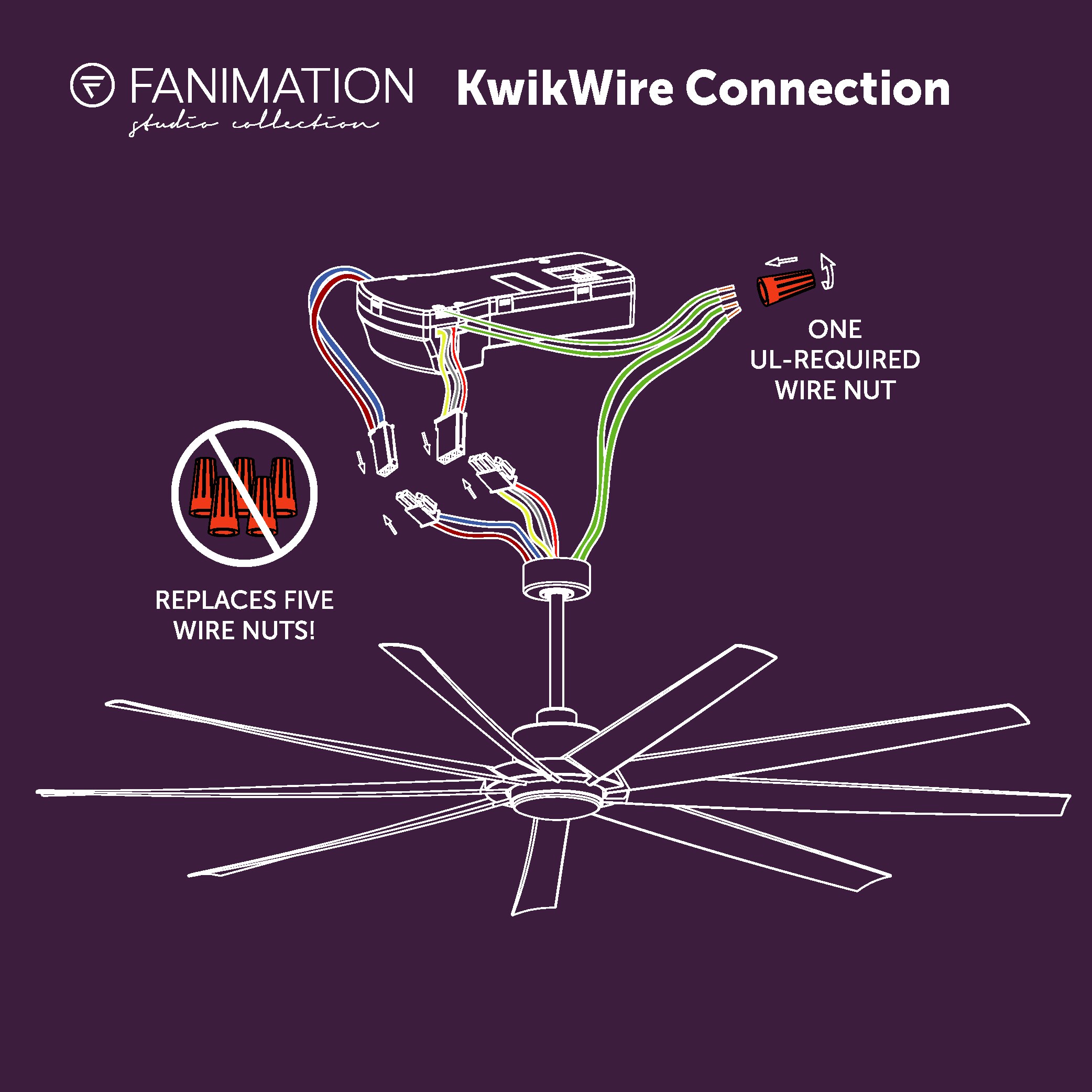 Fanimation Studio Collection LP6827LBN Ceiling-Fans - View #7