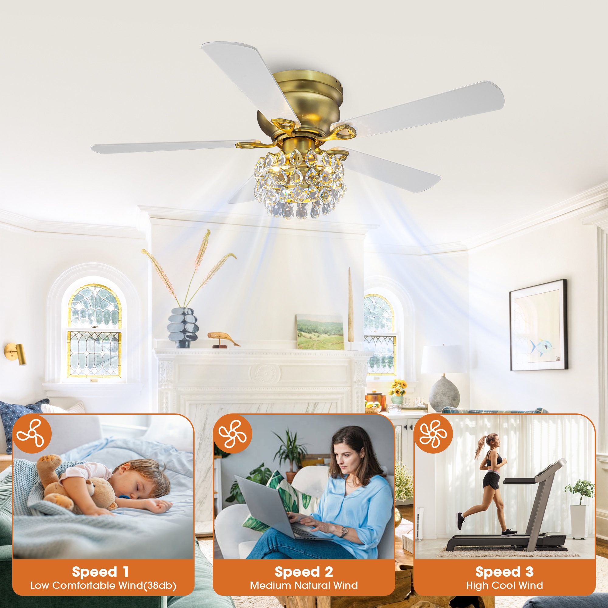Parrot Uncle F5002 Ceiling-Fans - View #7