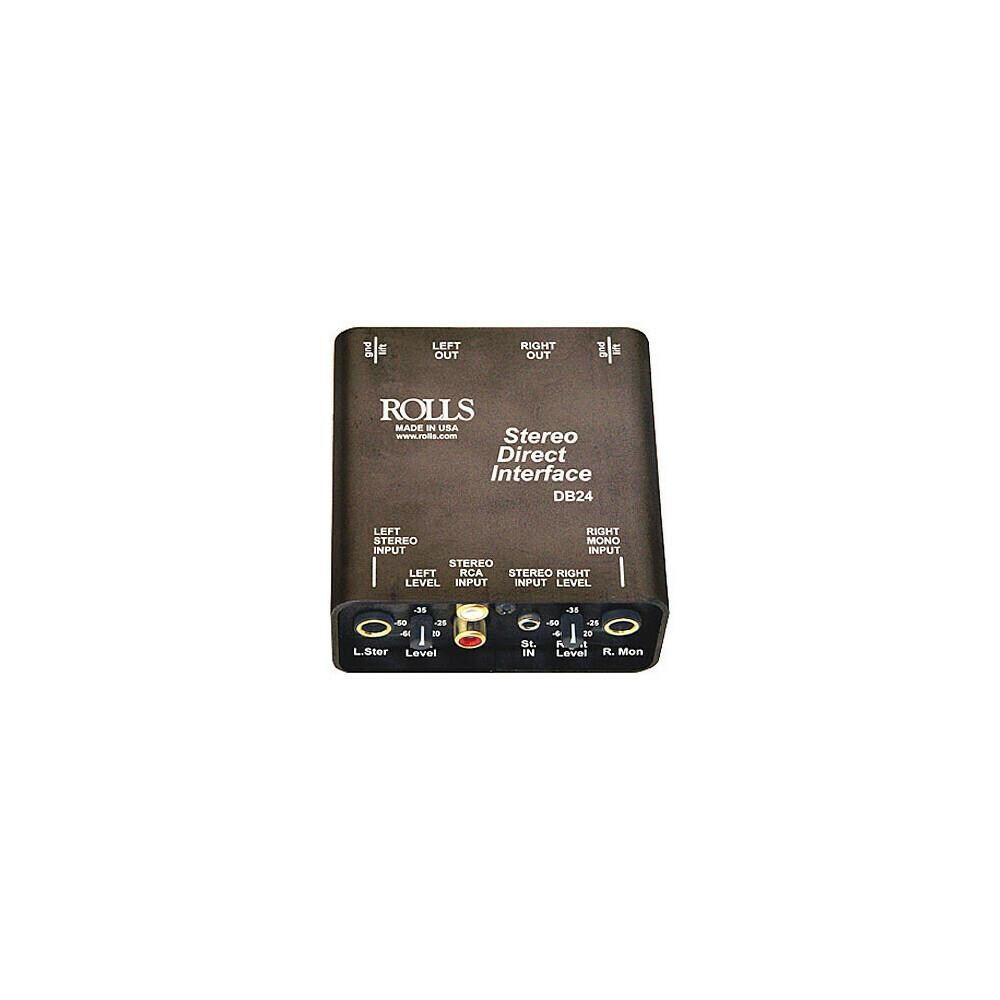 Rolls TBALL11334  DB24 Stereo Direct Interface with Dual 1/4 Inputs
