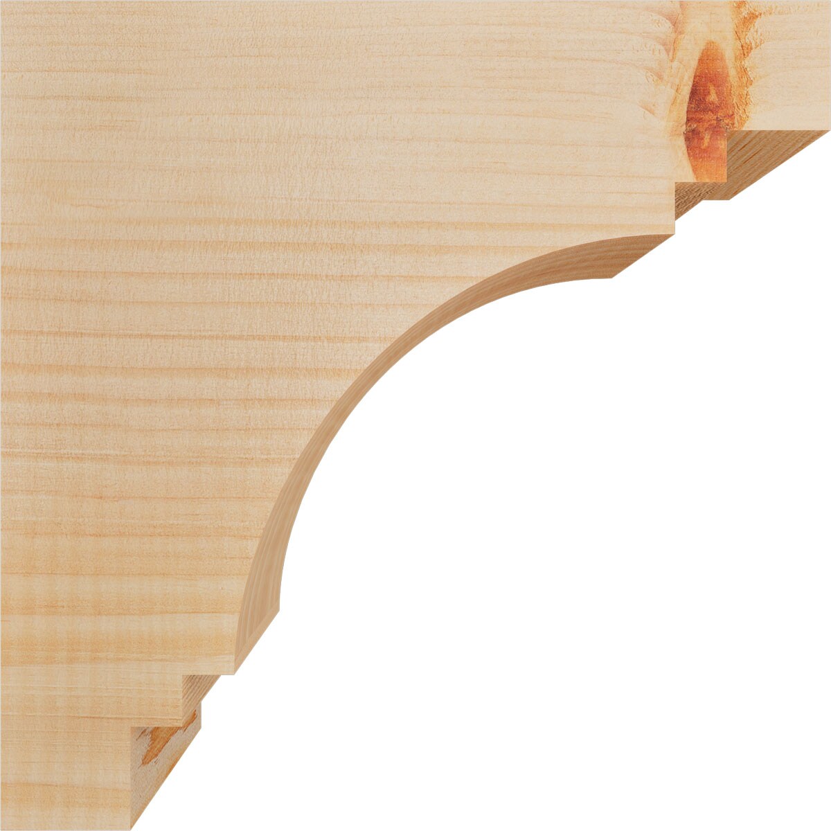 Ekena Millwork COR04X10X10PEC00SDF corbels - View #3