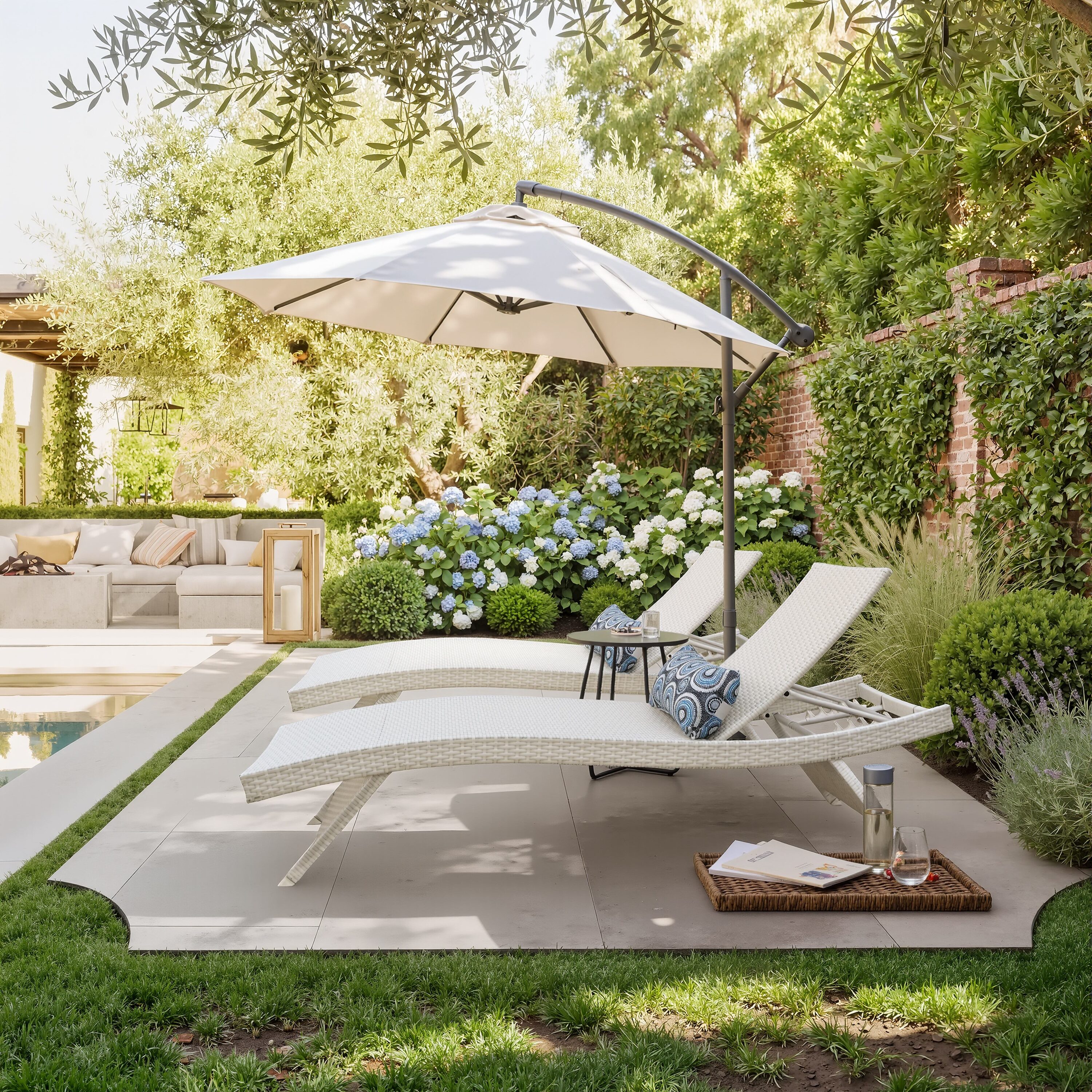 EDYO LIVING HYLS03-WHI Patio-Chairs - View #2