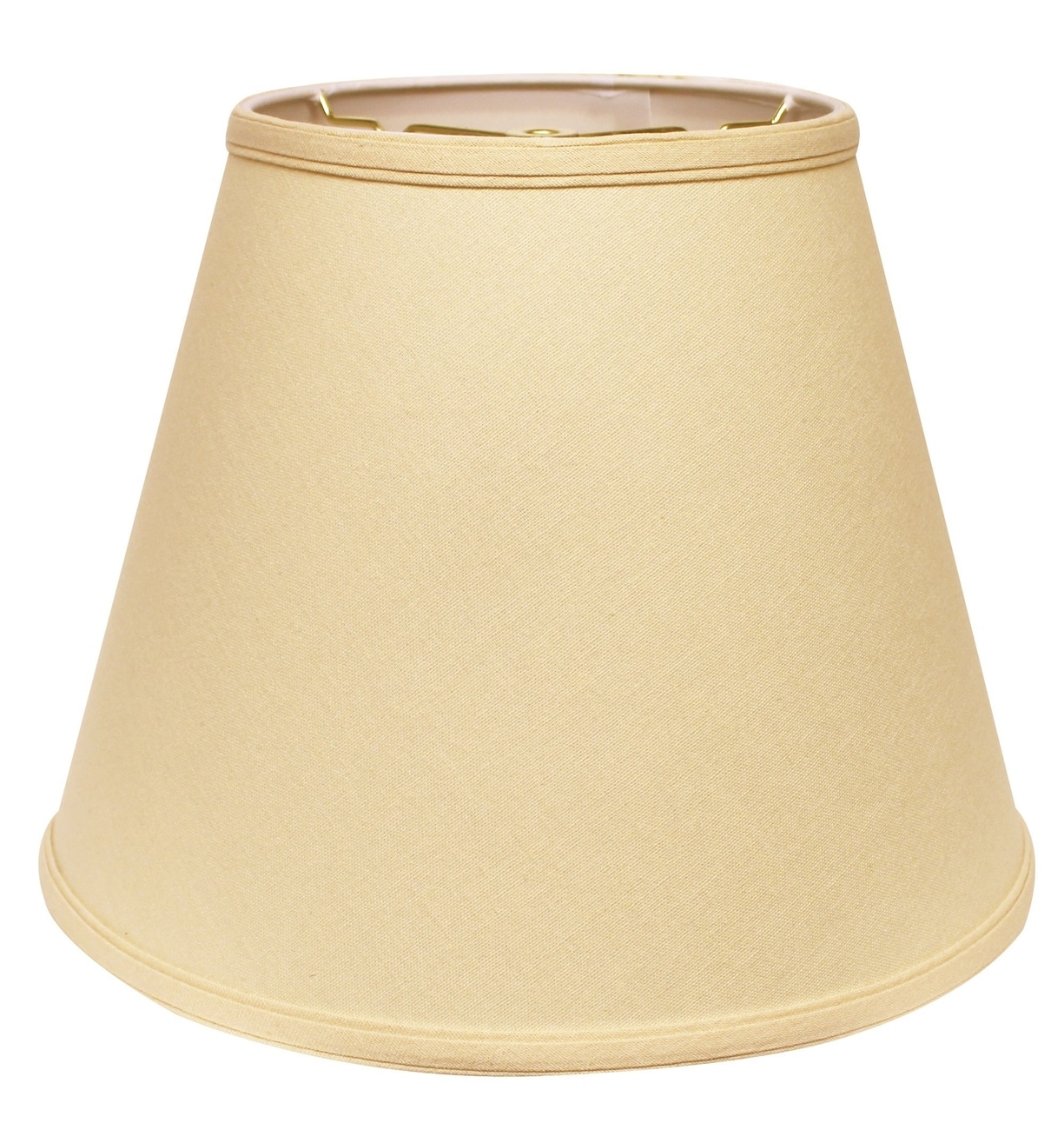 HomeRoots 13-in x 18-in Beige Linen Empire Lamp Shade in the Lamp ...