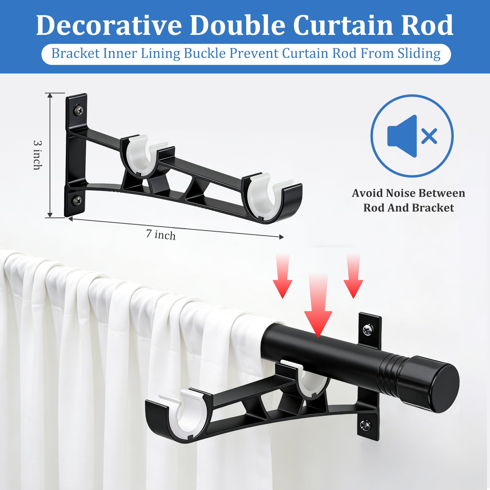 LAIFUCAM LLA0812J415 Curtain-Rods - View #5