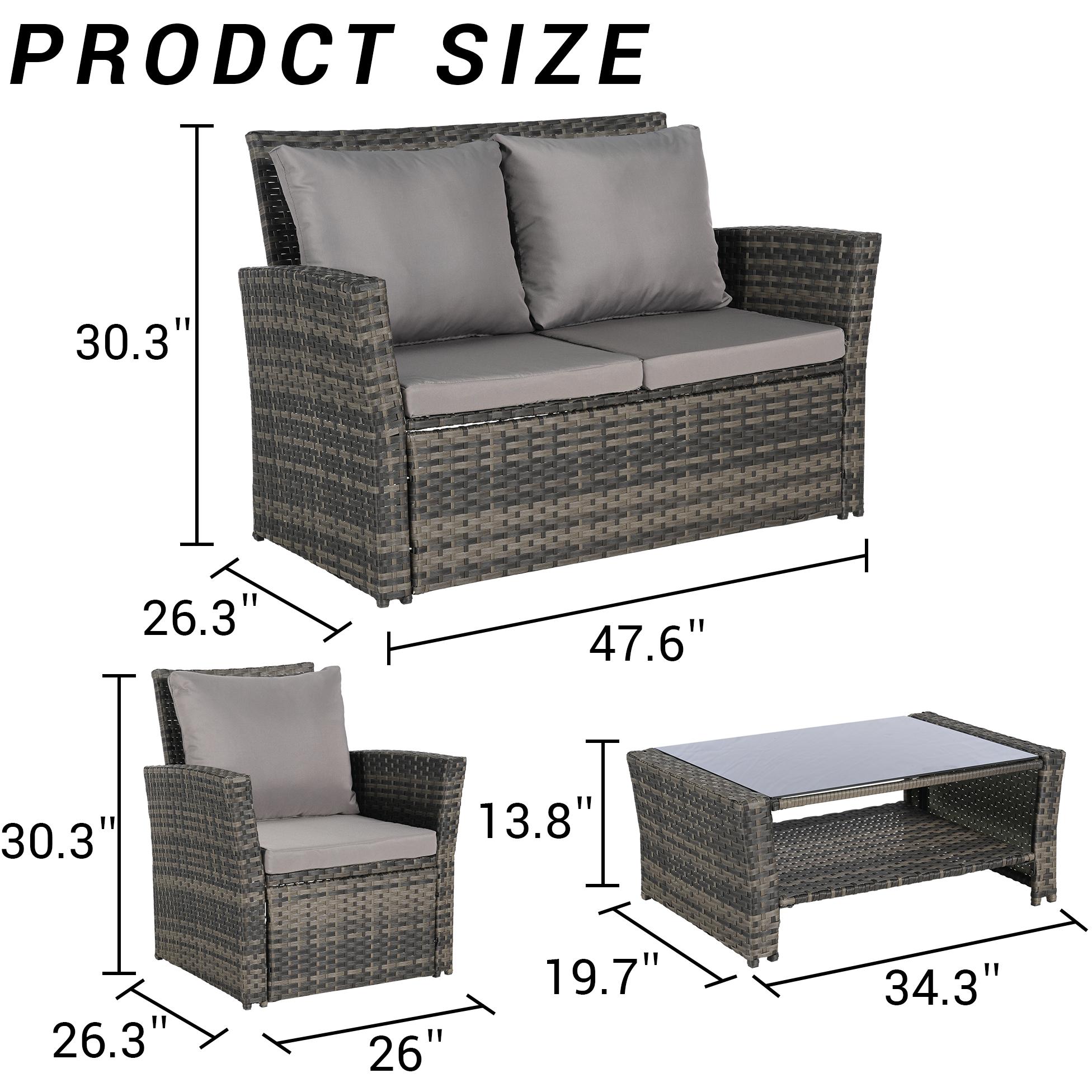 Bayfeve BFDES-266299-OD Patio-Conversation-Sets - View #5
