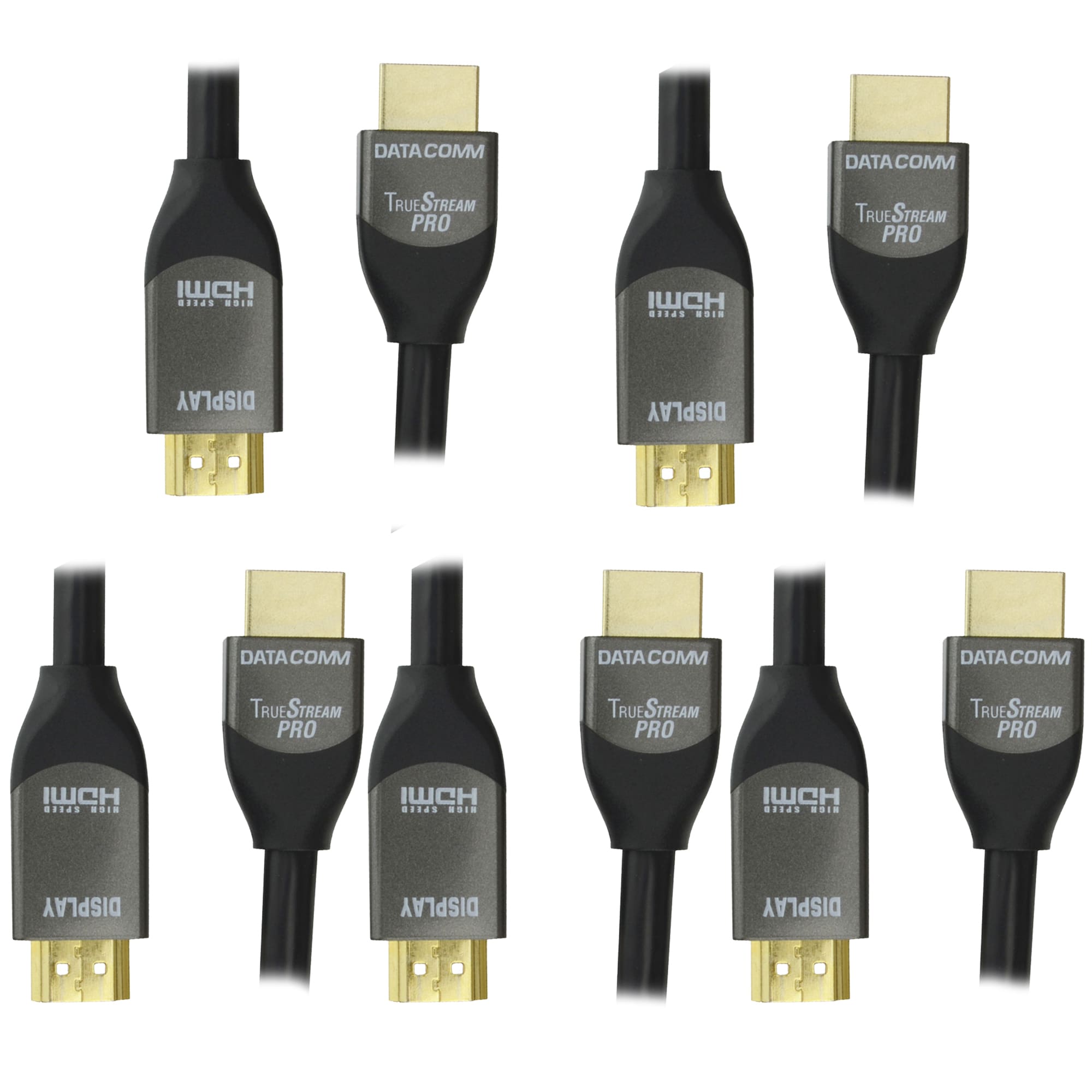 DataComm Electronics KITDCMEC12 4K HDMI to HDMI 3-ft Black