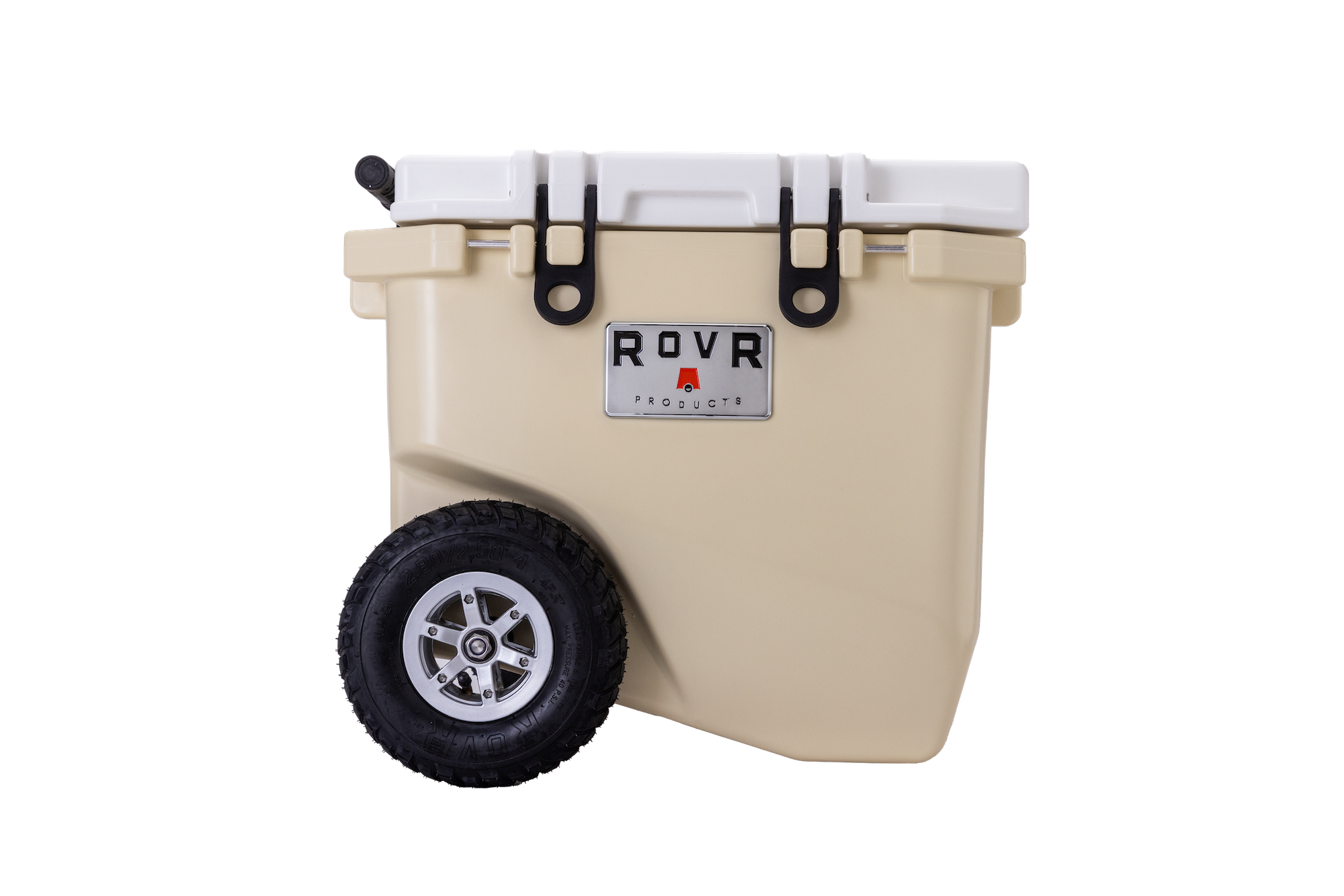 RovR 45SROLLR Brown 45 Quart(s) Hard rotomolded Insulated Wheeled Chest cooler with Drainage Spout