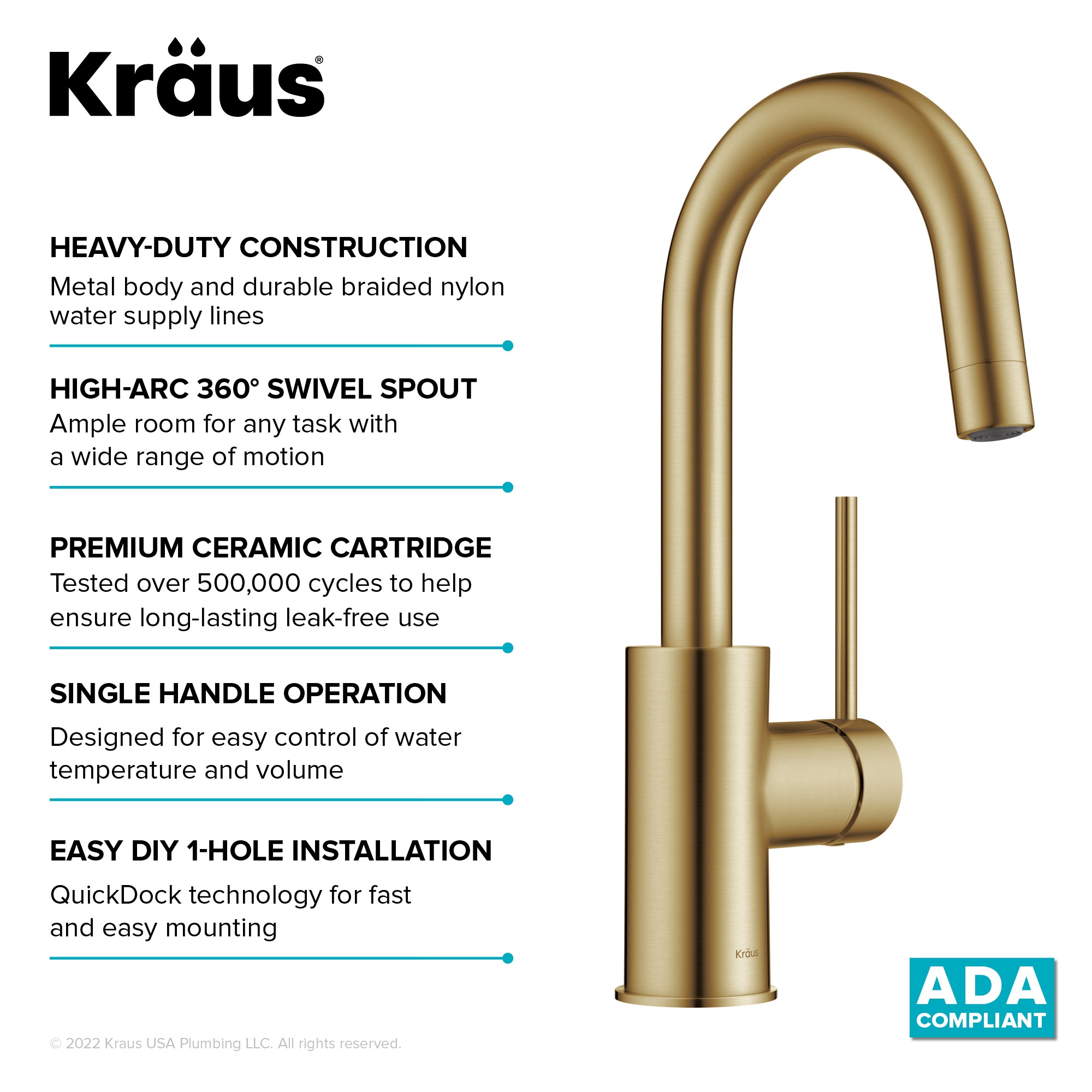 Kraus KPF-2600BB Kitchen-Faucets - View #9
