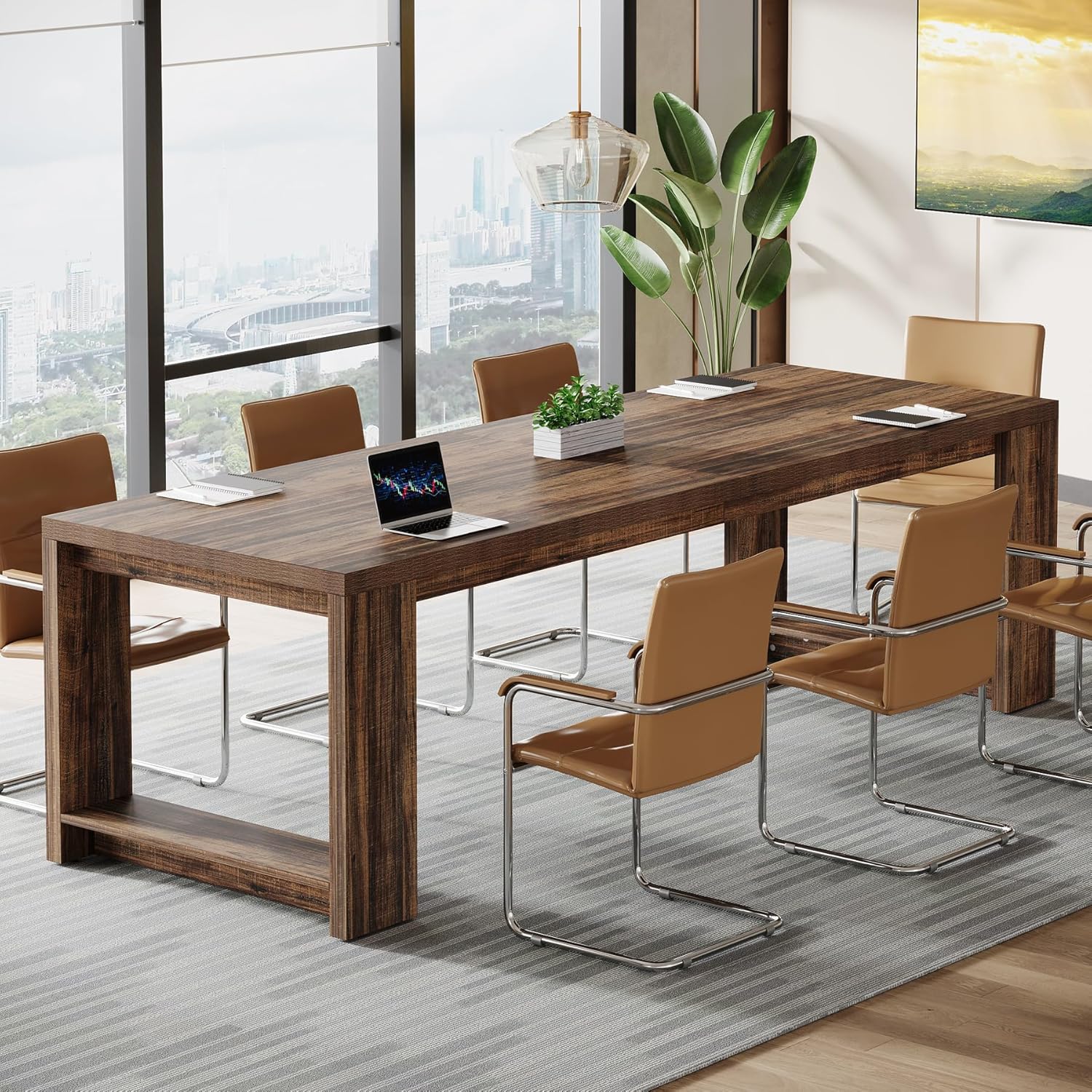 Tribesigns LWOYJL-1136YY Office-Tables - View #3